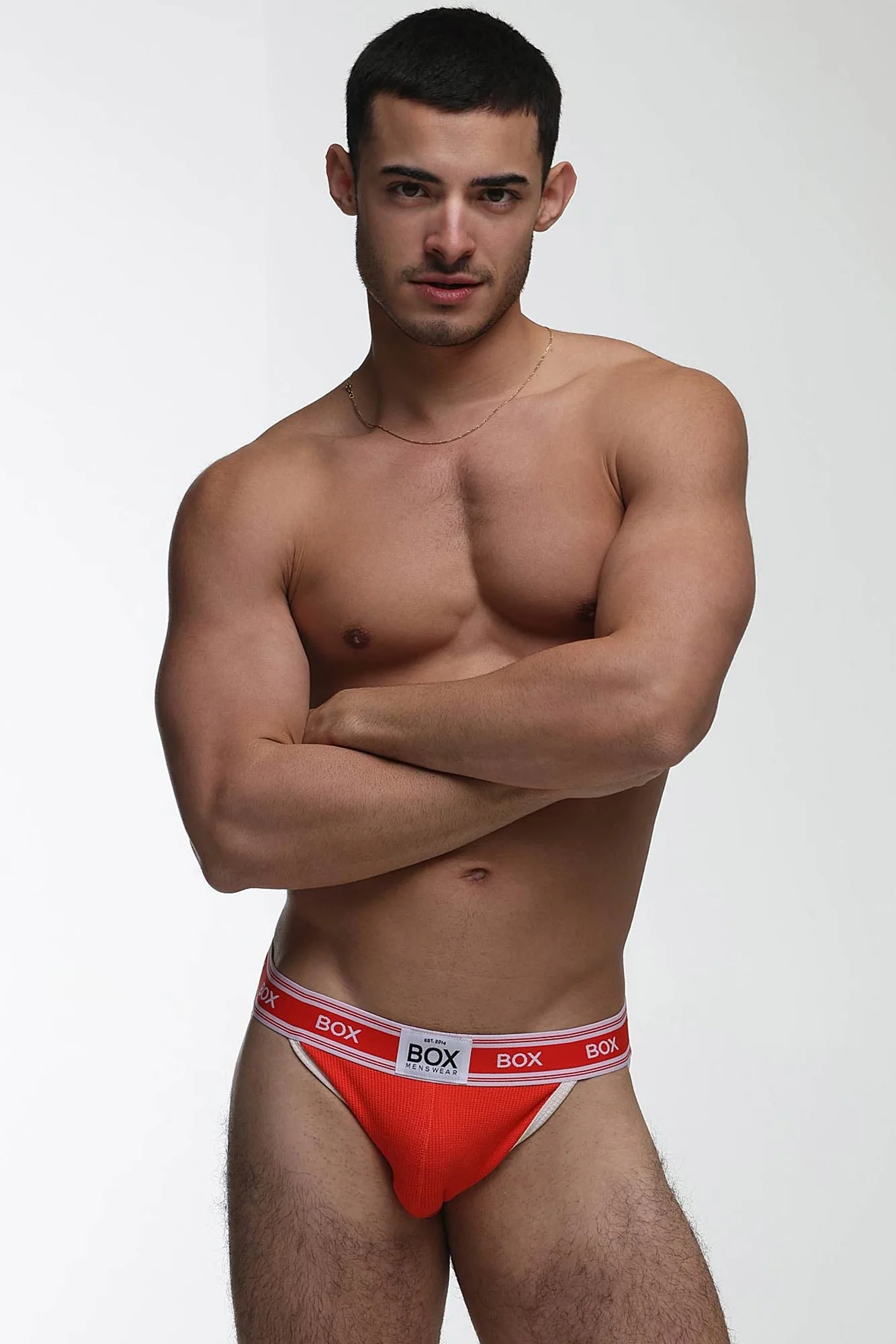 '90s Knit Jockstrap - Racer Red - Image 3