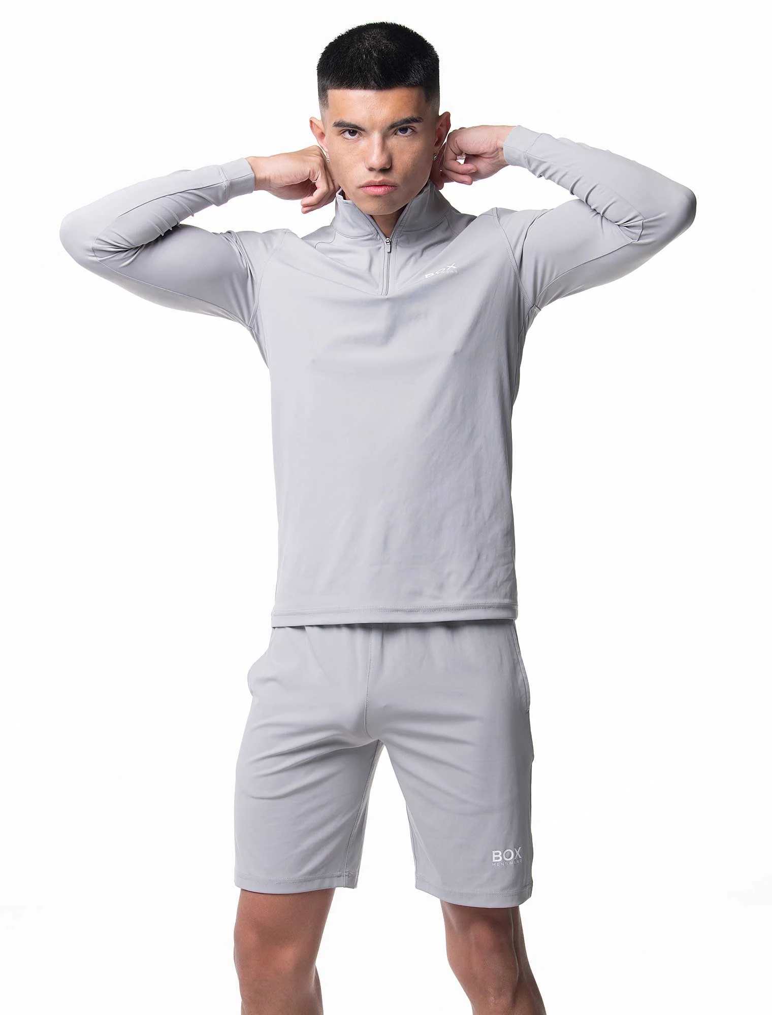 Active Panelled 1/4 Zip Jacket - Grey - Image 8