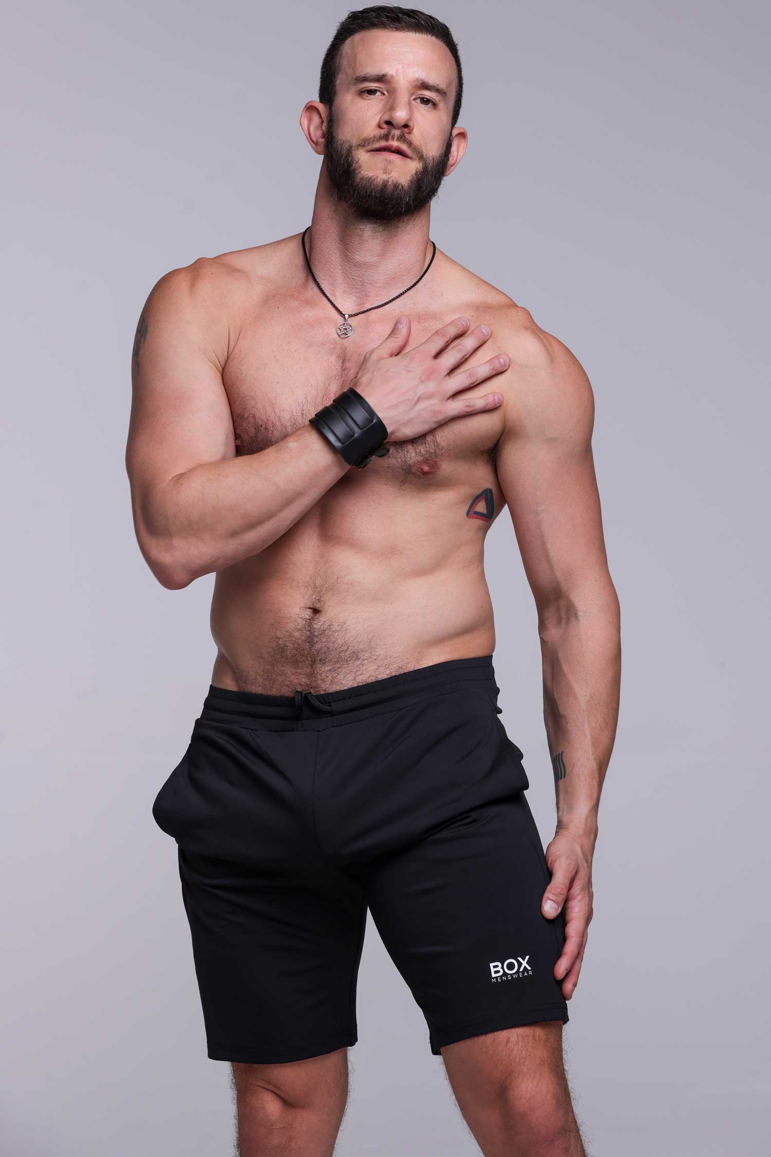 Active Panelled Sports Shorts - Black - Image 4