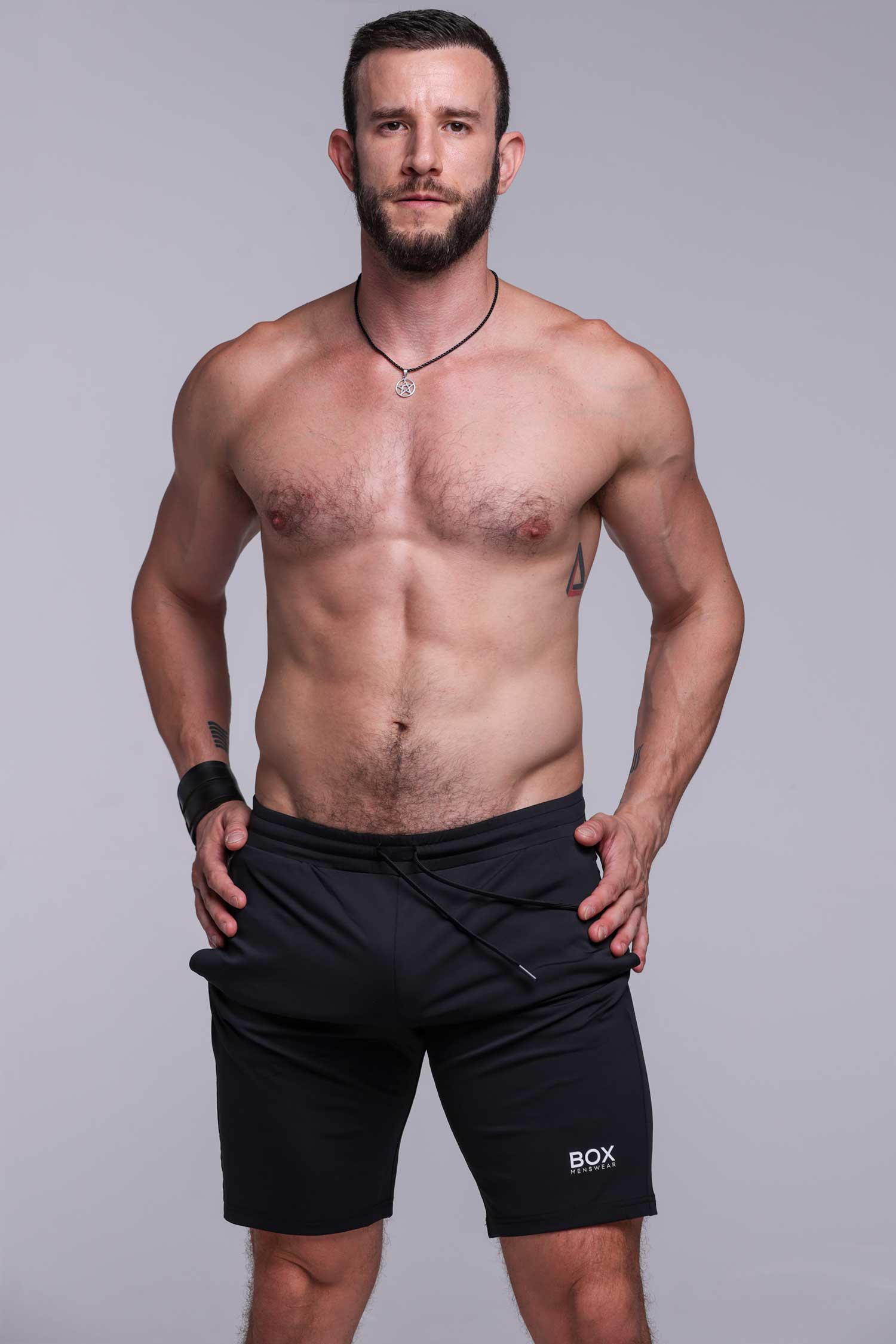 Active Panelled Sports Shorts - Black - Image 5
