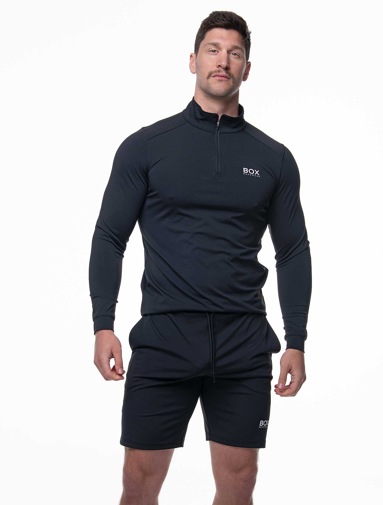 Active Panelled Sports Shorts - Black - Image 6