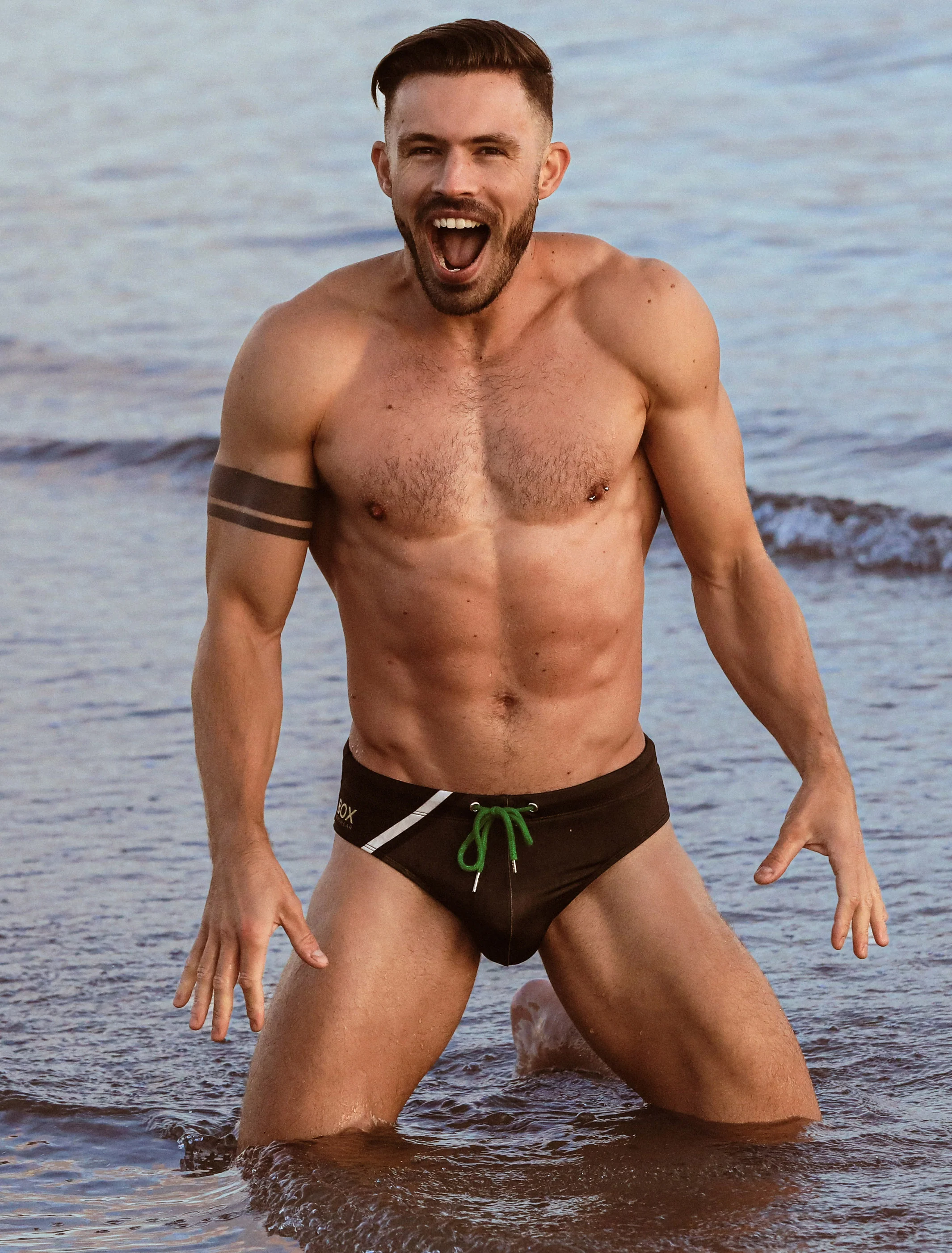 The Kute Edition: Swimming Trunks - Black Sands - Image 4