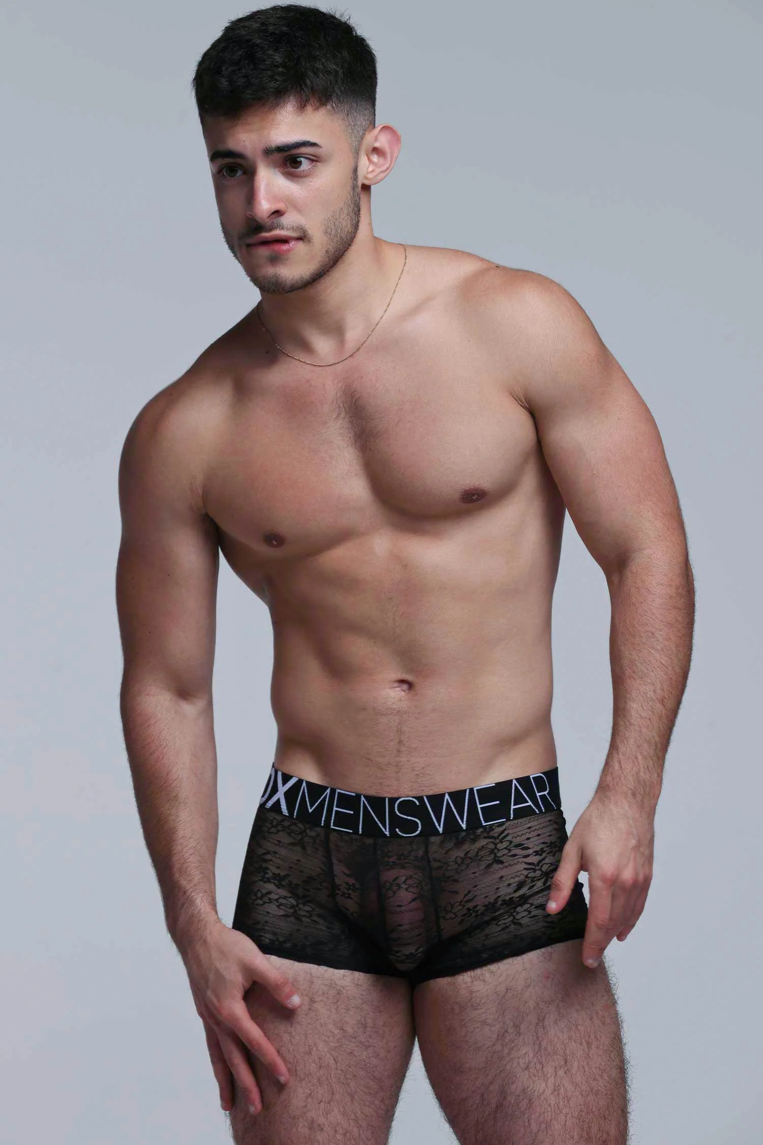 All Over Lace Boxers - After Dark - Image 3