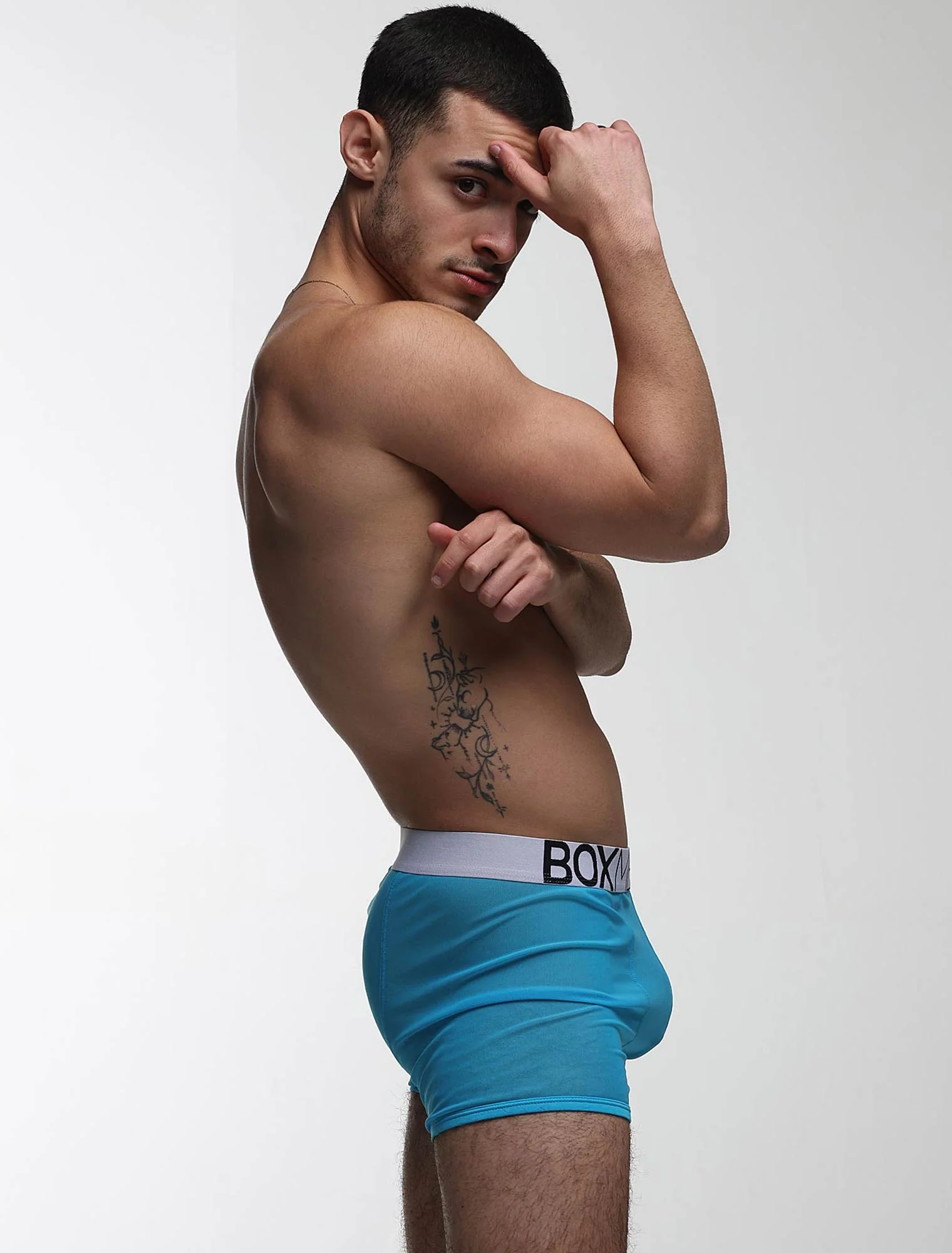 All Over Mesh Boxers - Blue Me - Image 6