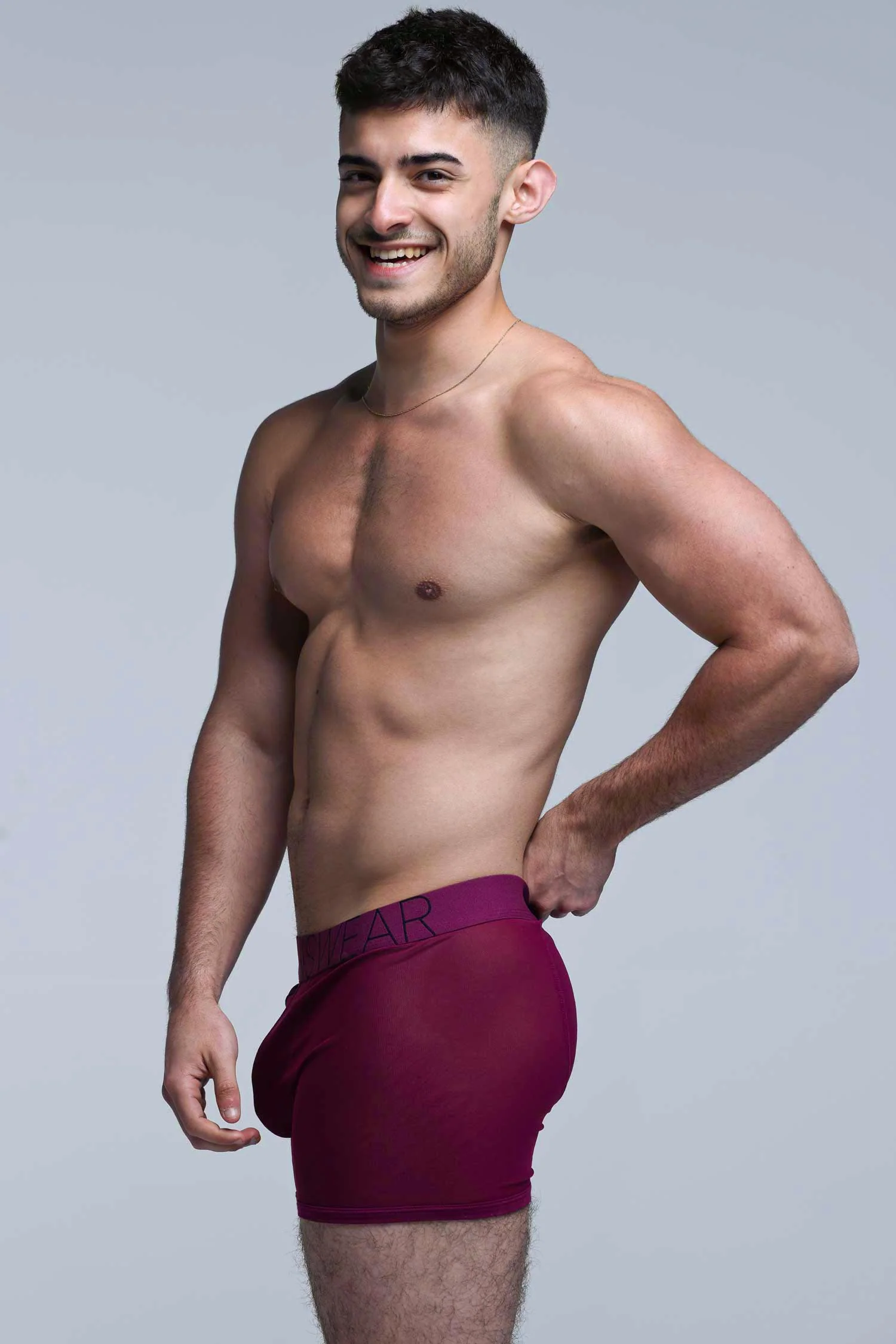All Over Mesh Boxers - Cherry Crush - Image 5