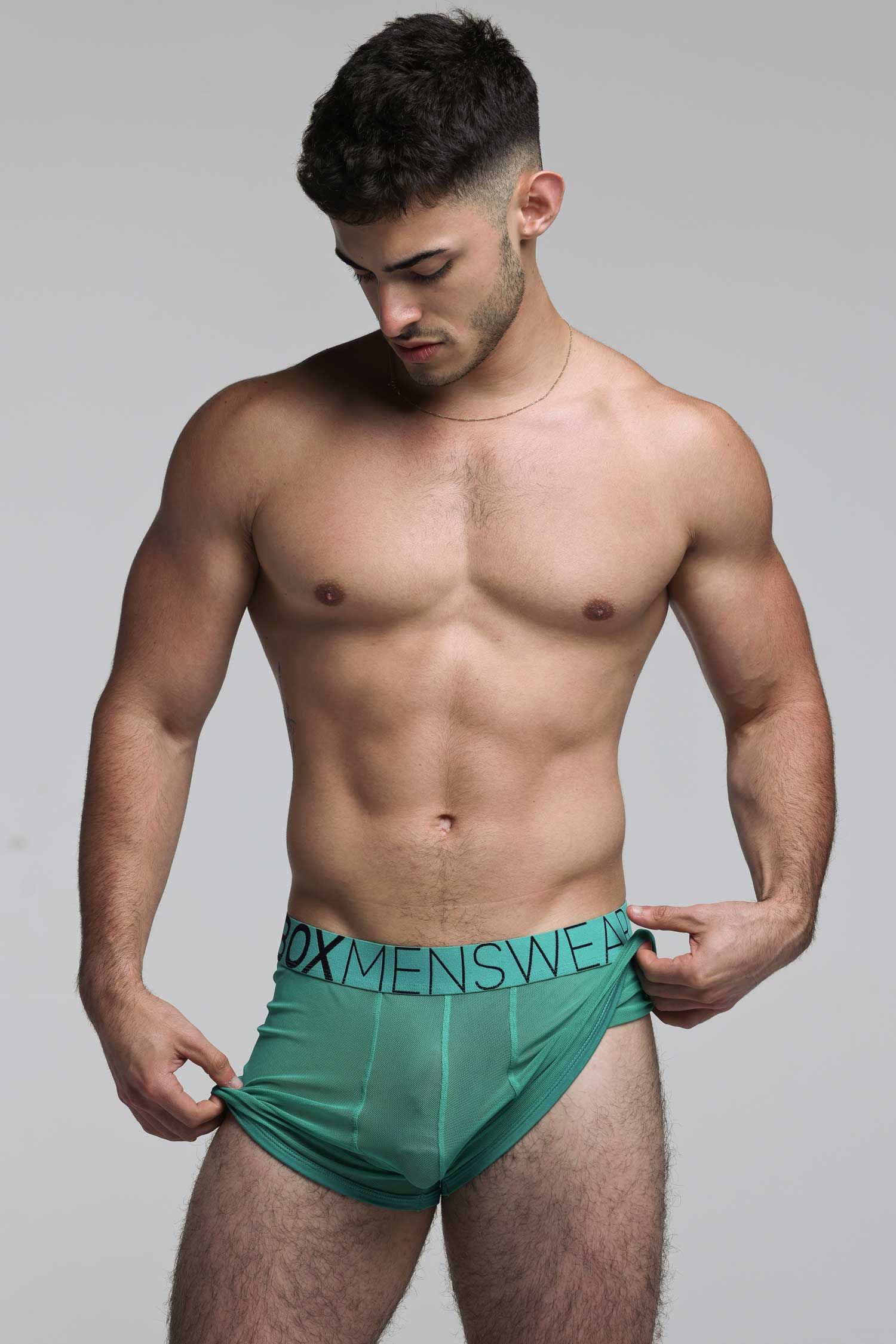 All Over Mesh Boxers - Lucky Lad Green - Image 6