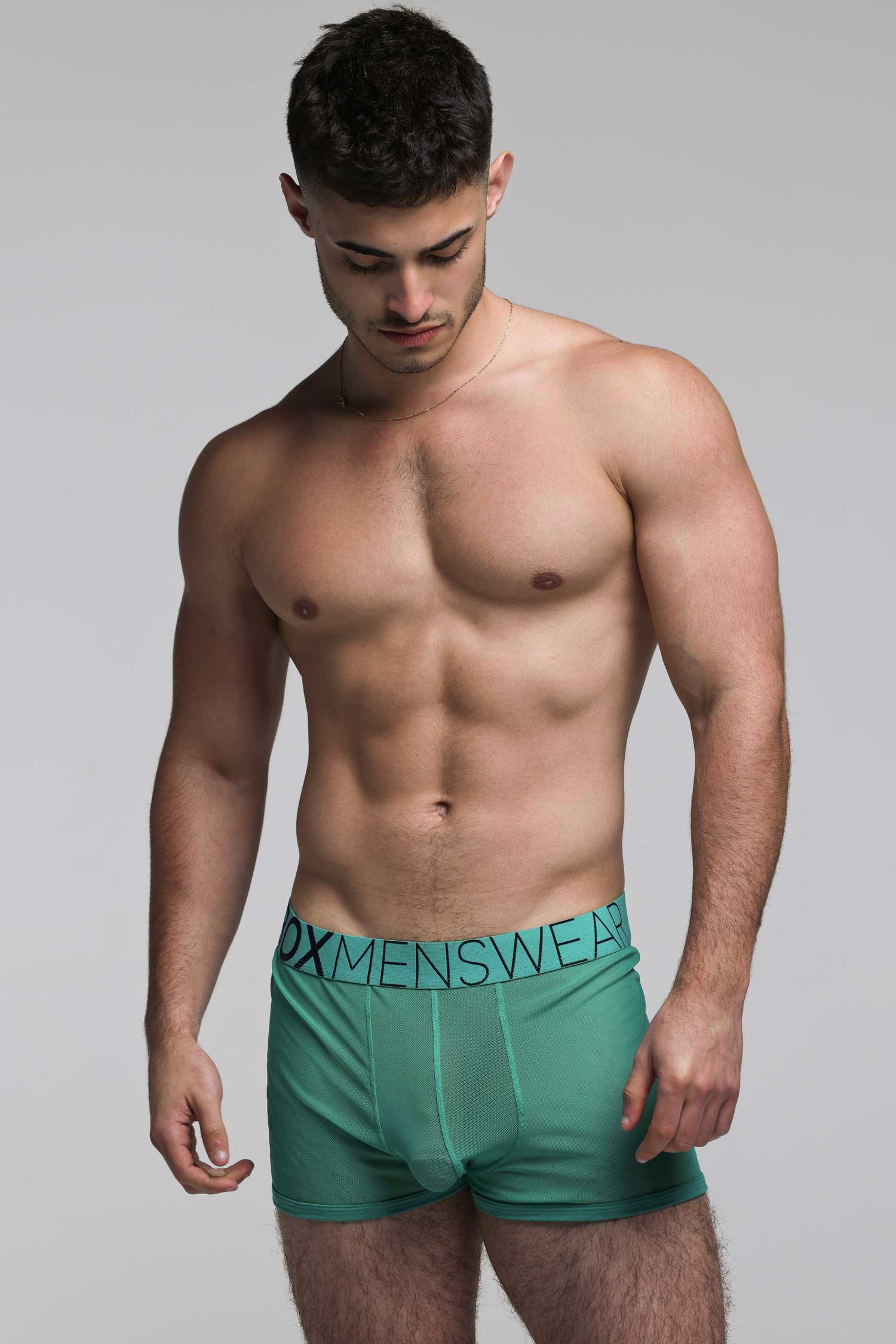 All Over Mesh Boxers - Lucky Lad Green - Image 7