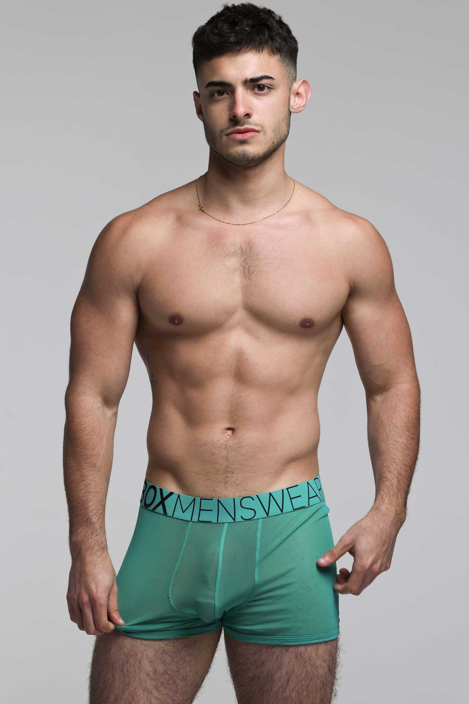 All Over Mesh Boxers - Lucky Lad Green - Image 8