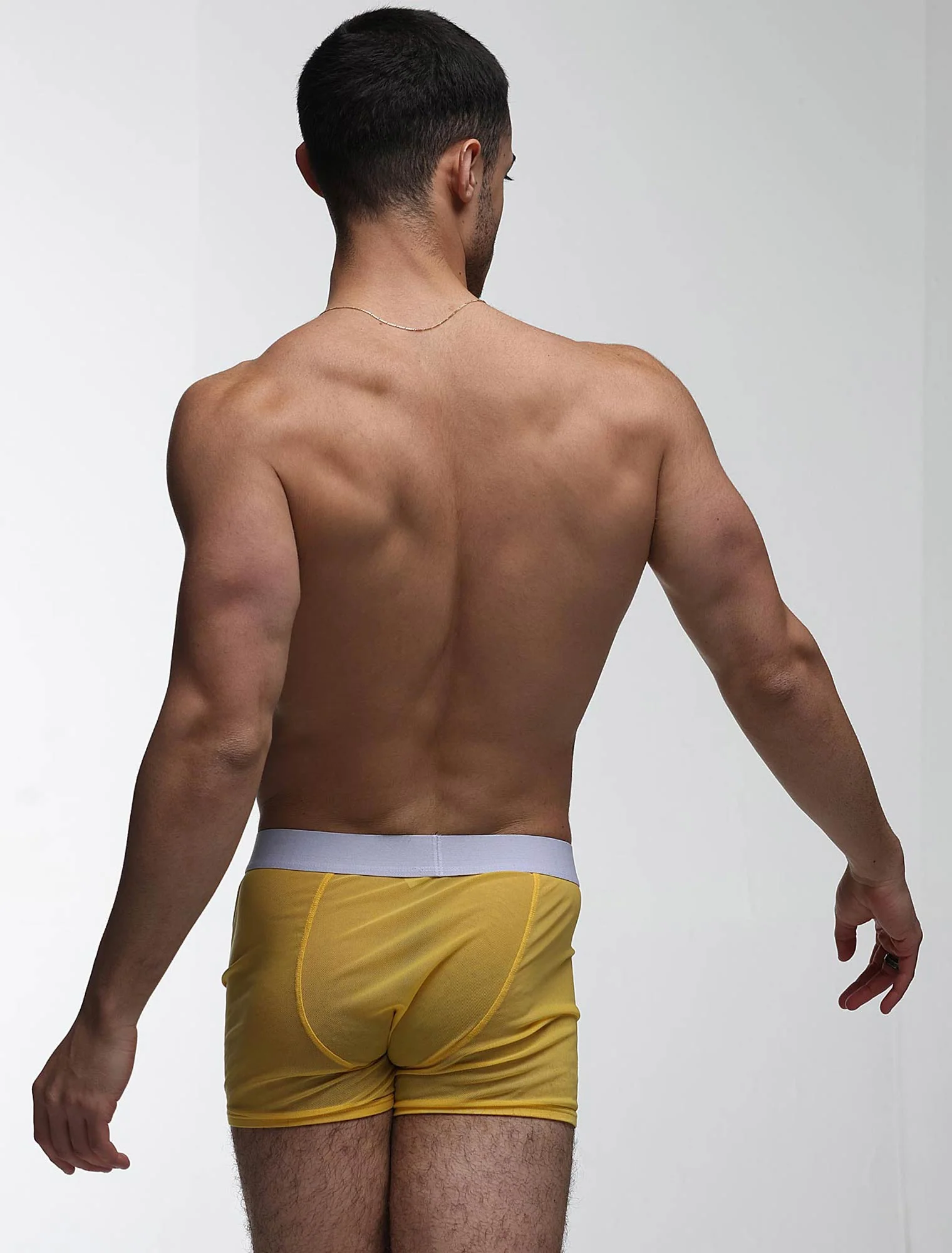 All Over Mesh Boxers - Mellow Yellow - Image 5