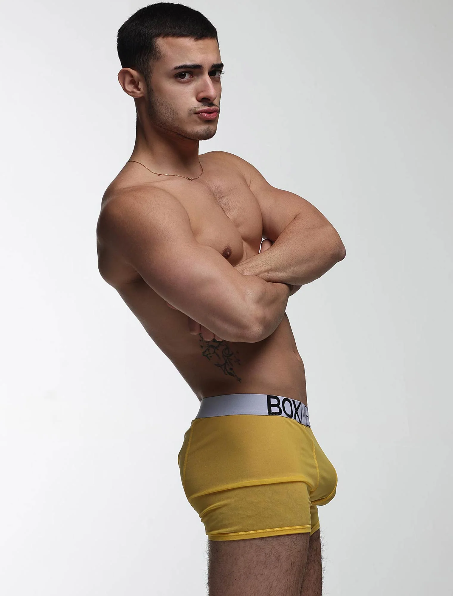 All Over Mesh Boxers - Mellow Yellow - Image 6