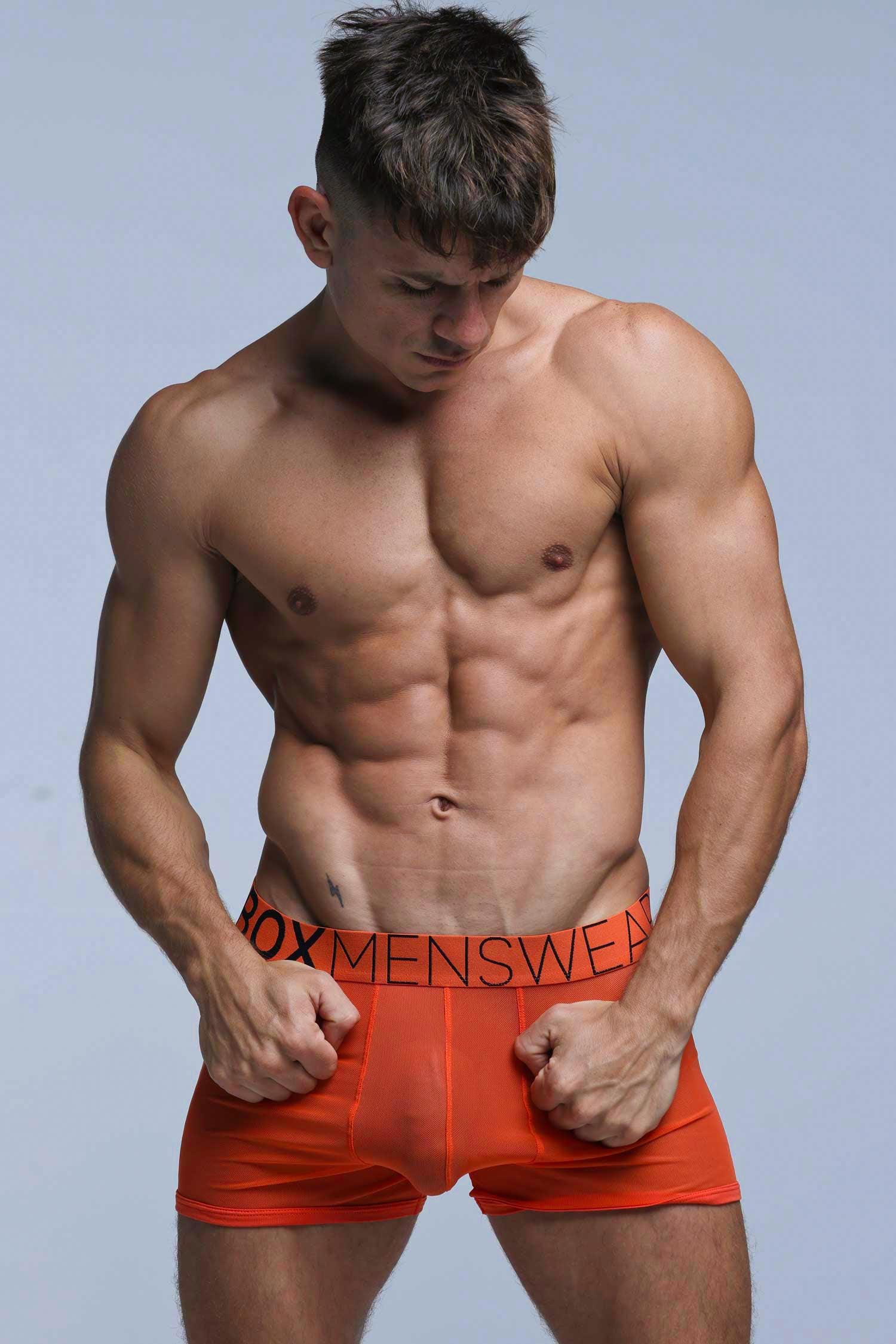 All Over Mesh Boxers - Orangeade - Image 5