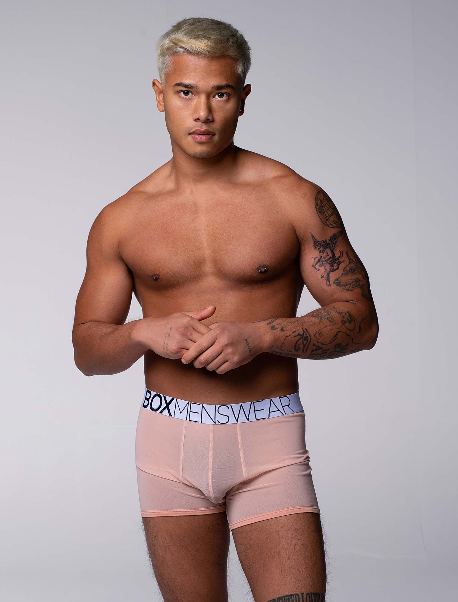 All Over Mesh Boxers - Nearly Nude - Image 6
