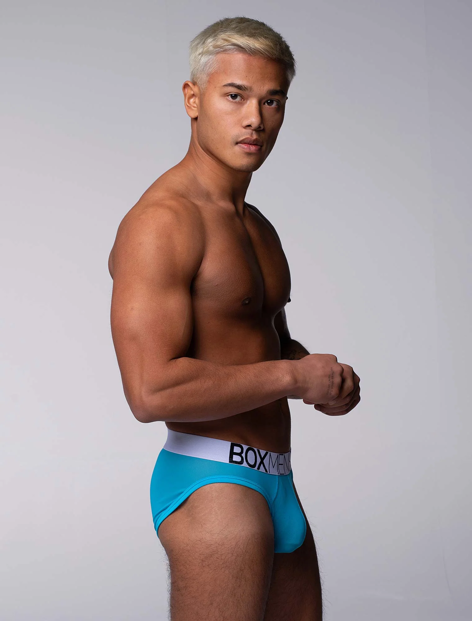 All Over Mesh Briefs - Blue Me - Image 2