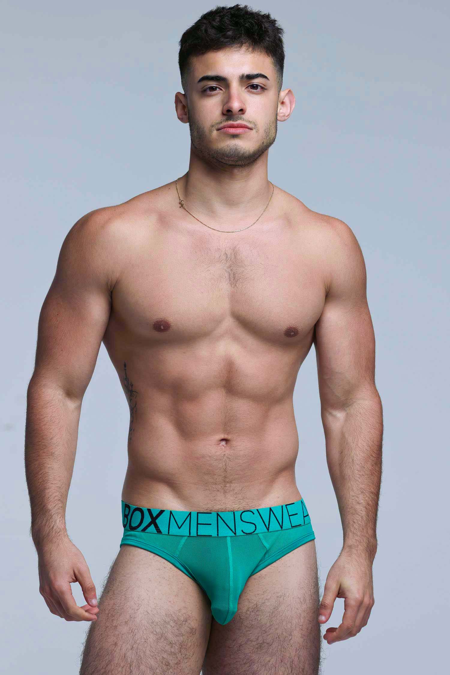 All Over Mesh Briefs - Lucky Lad Green - Image 5