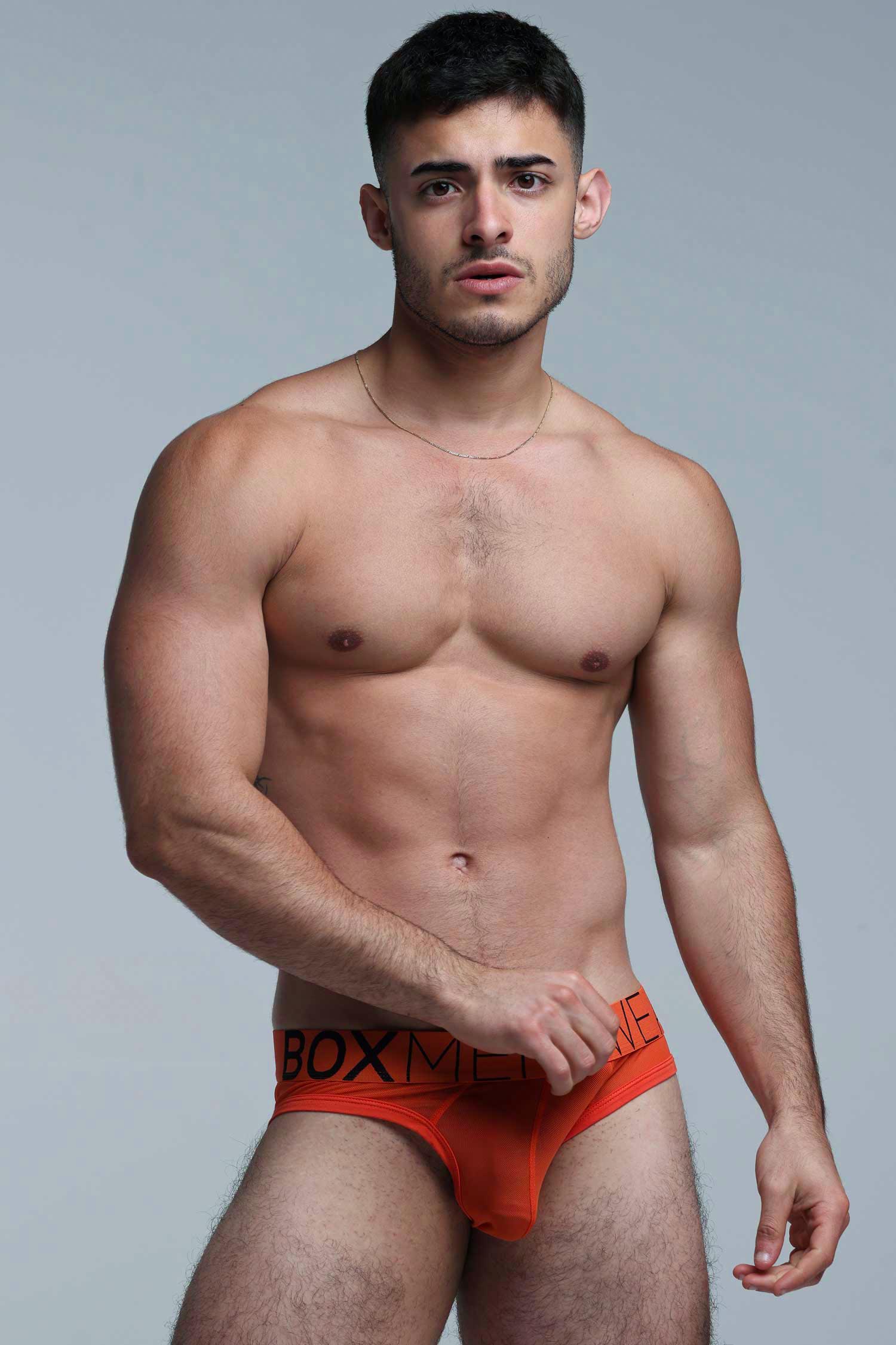 All Over Mesh Briefs - Orangeade - Image 2