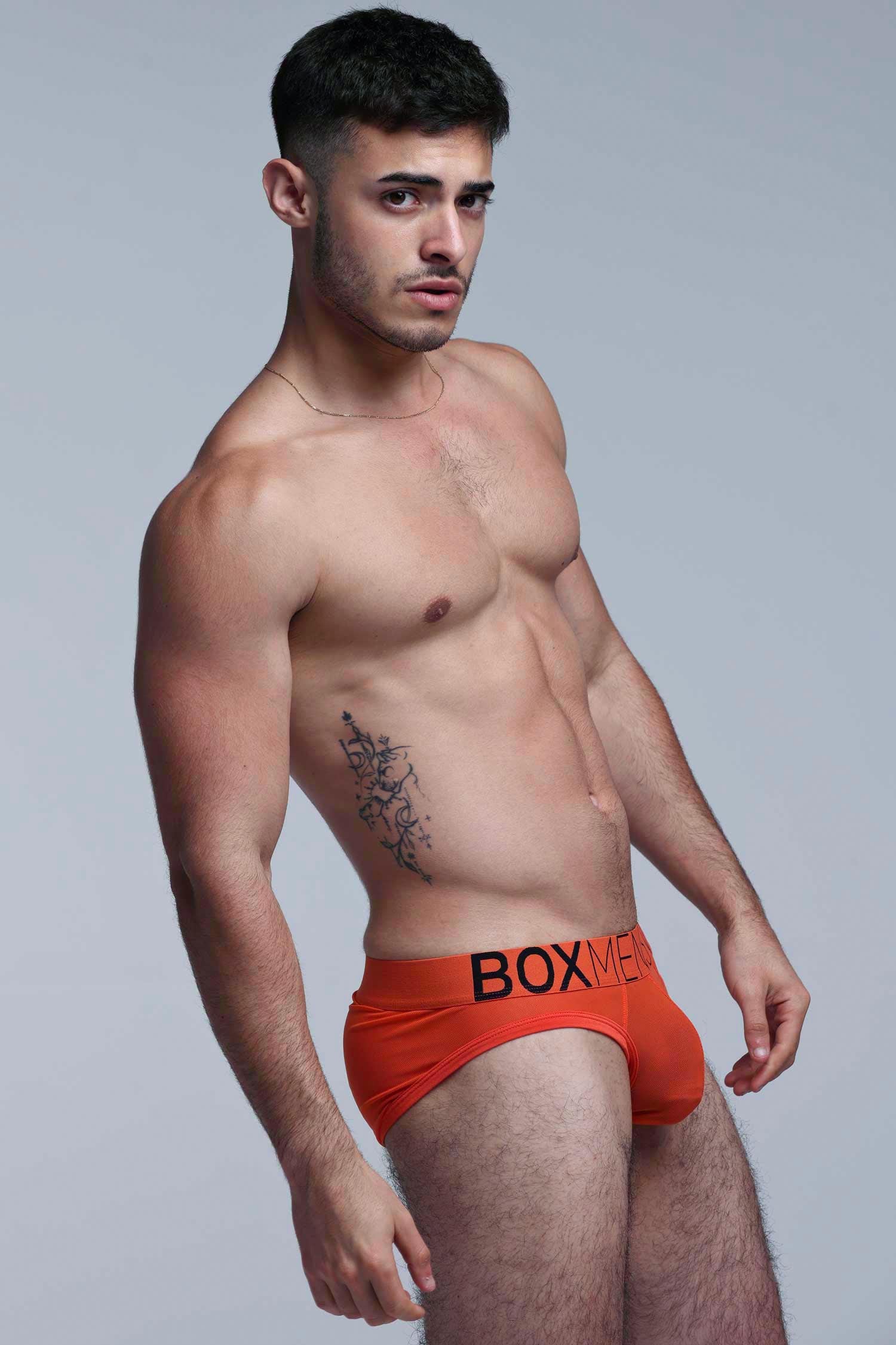 All Over Mesh Briefs - Orangeade - Image 7
