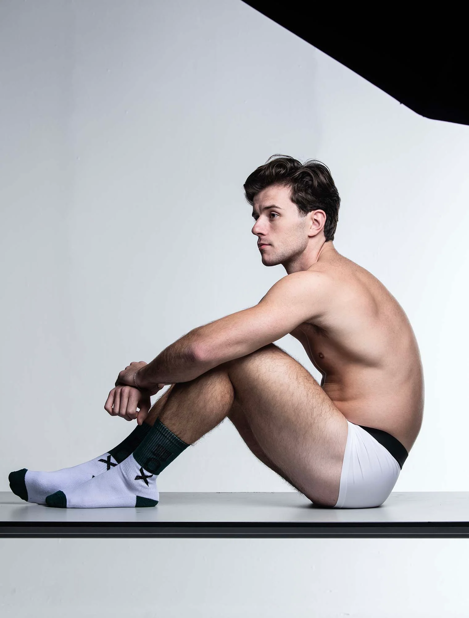 Box Sports Socks - Green Colour Block - Image 3