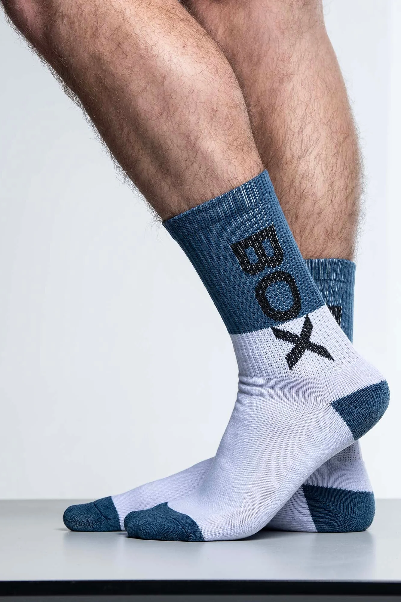 Box Sports Socks - Teal Colour Block