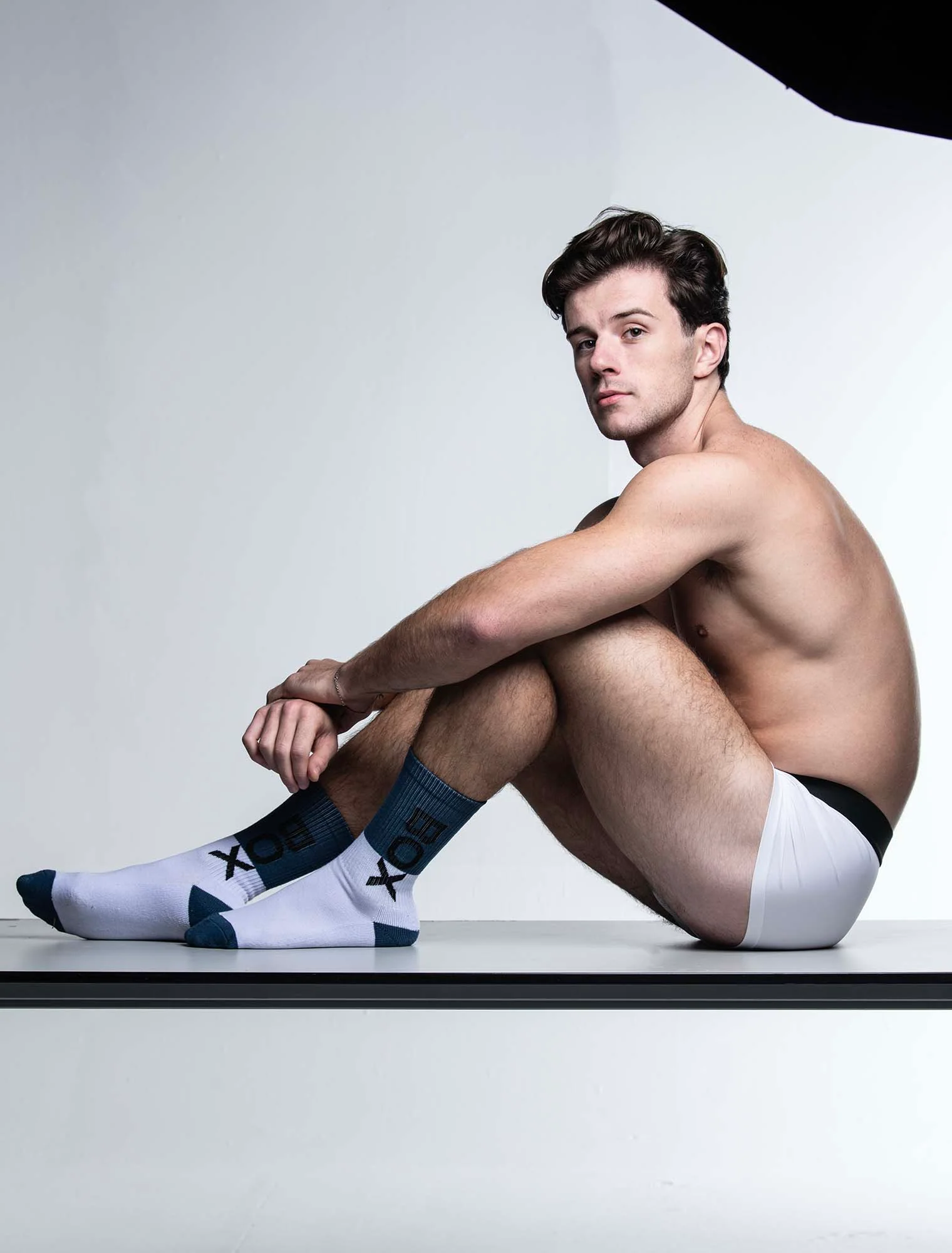 Box Sports Socks - Teal Colour Block - Image 3