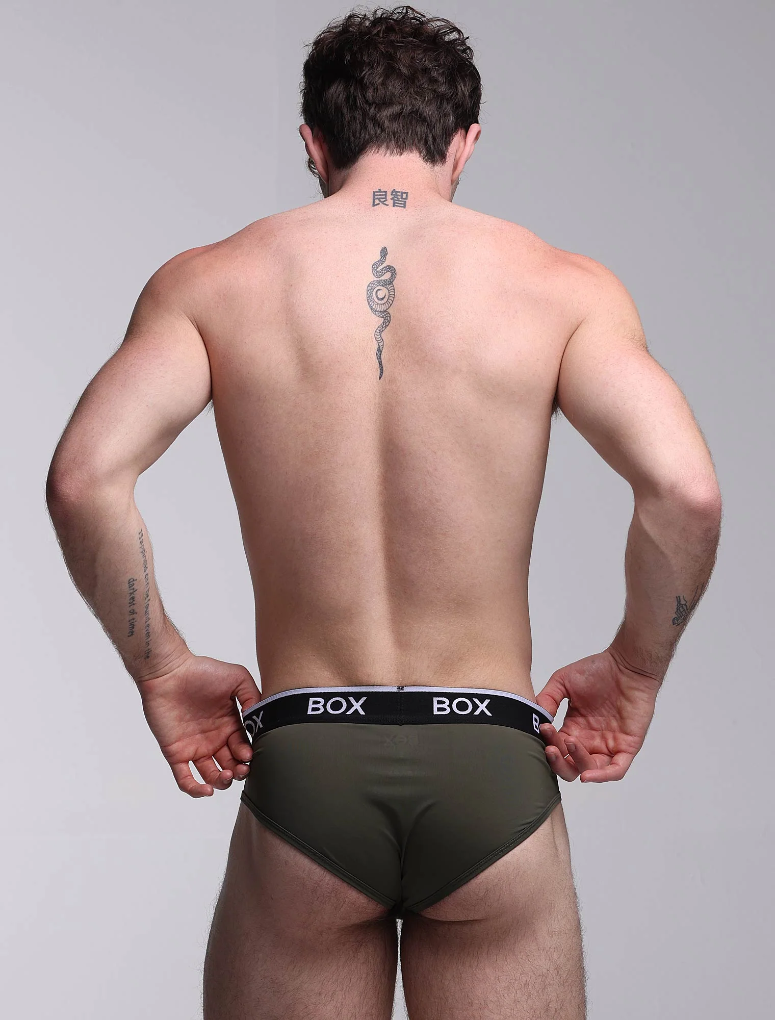 Box x Elliott: Elite Briefs - Chic Khaki - Image 4