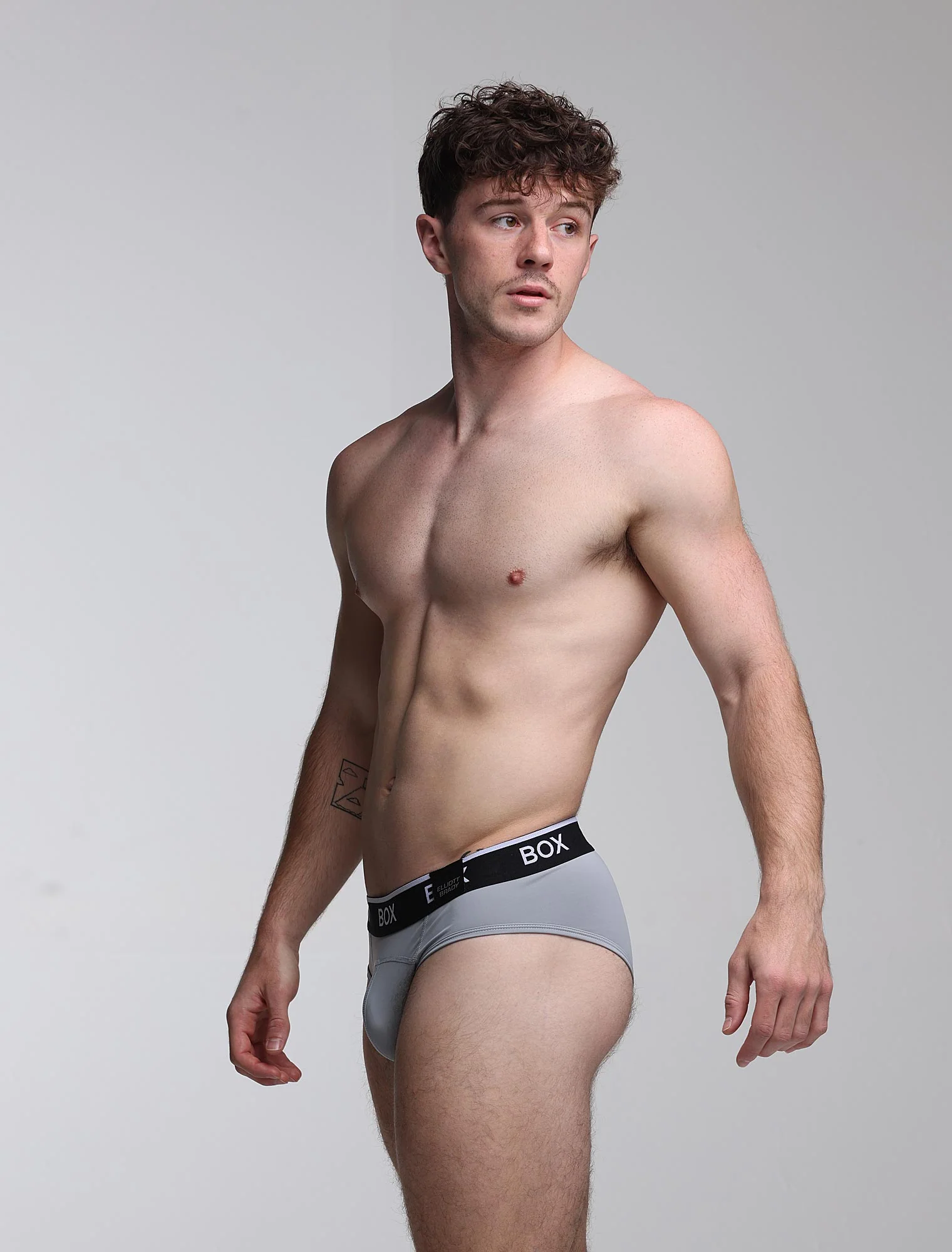 Box x Elliott: Elite Briefs - Graphite Grey - Image 3