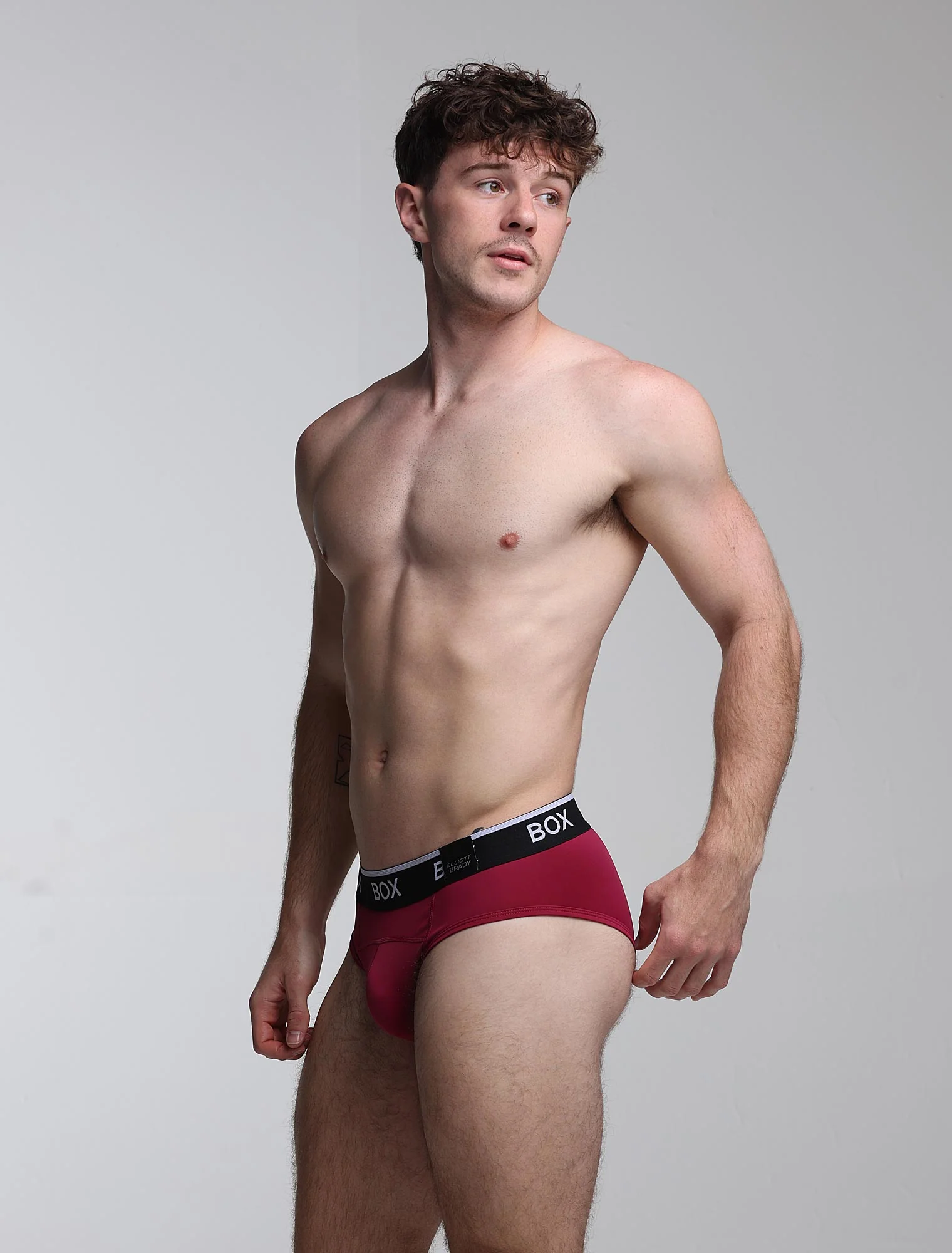 Box x Elliott: Elite Briefs - Rich Burgundy - Image 3