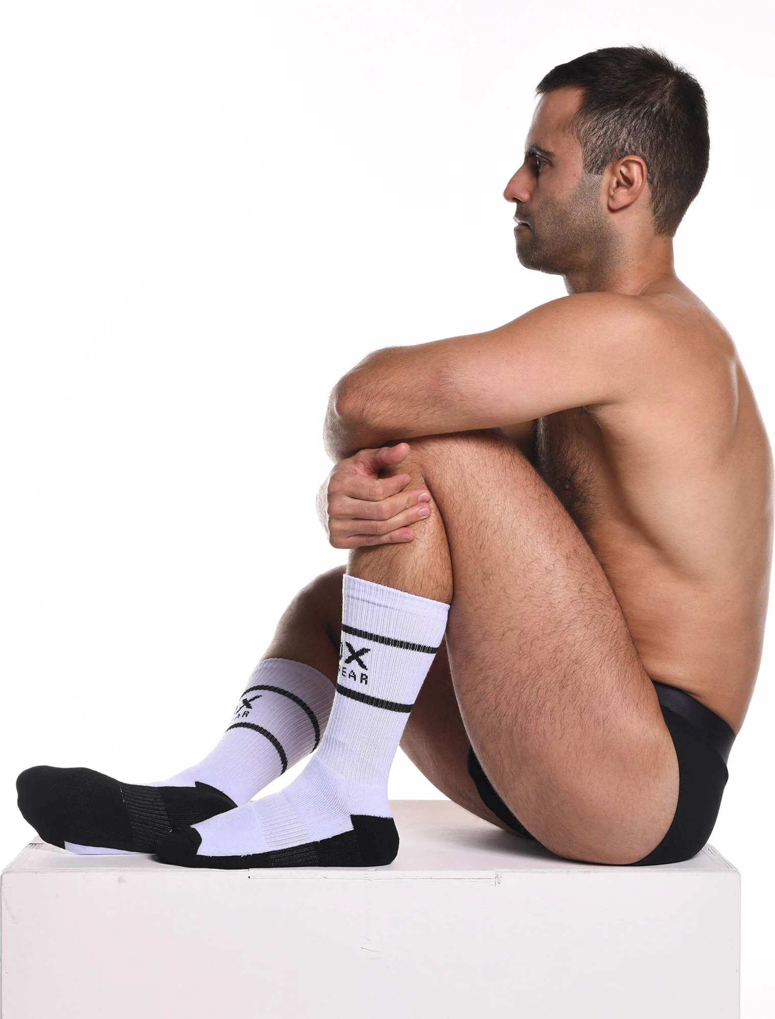 Bright White Lux Sports Socks - Image 2