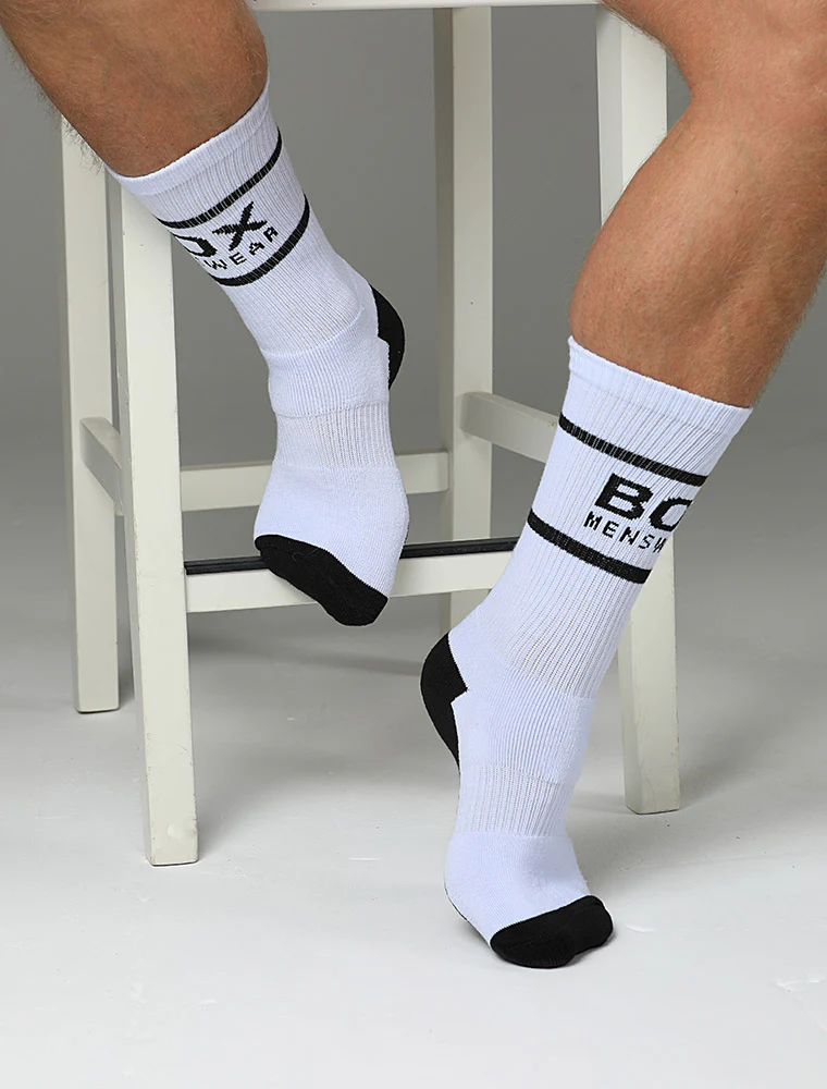Bright White Lux Sports Socks - Image 3