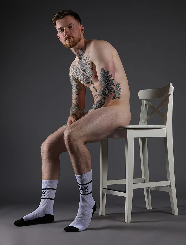Bright White Lux Sports Socks - Image 4