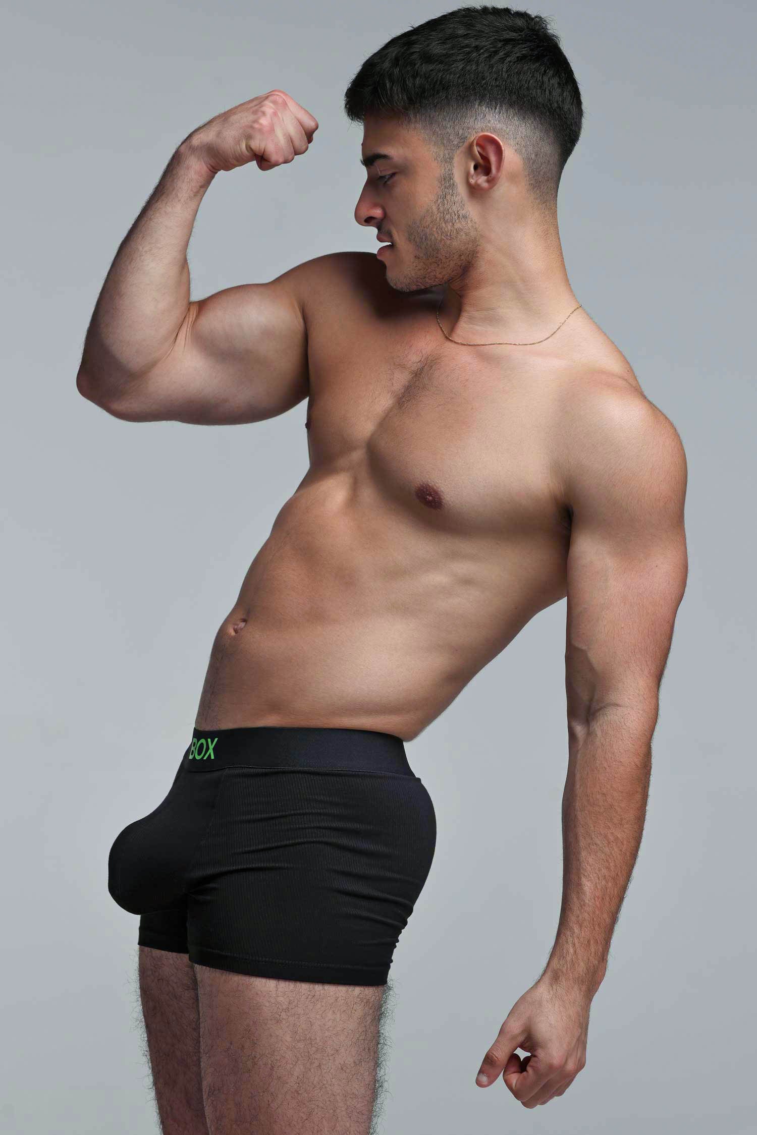 Colour Pop Boxers - Black & Green - Image 4