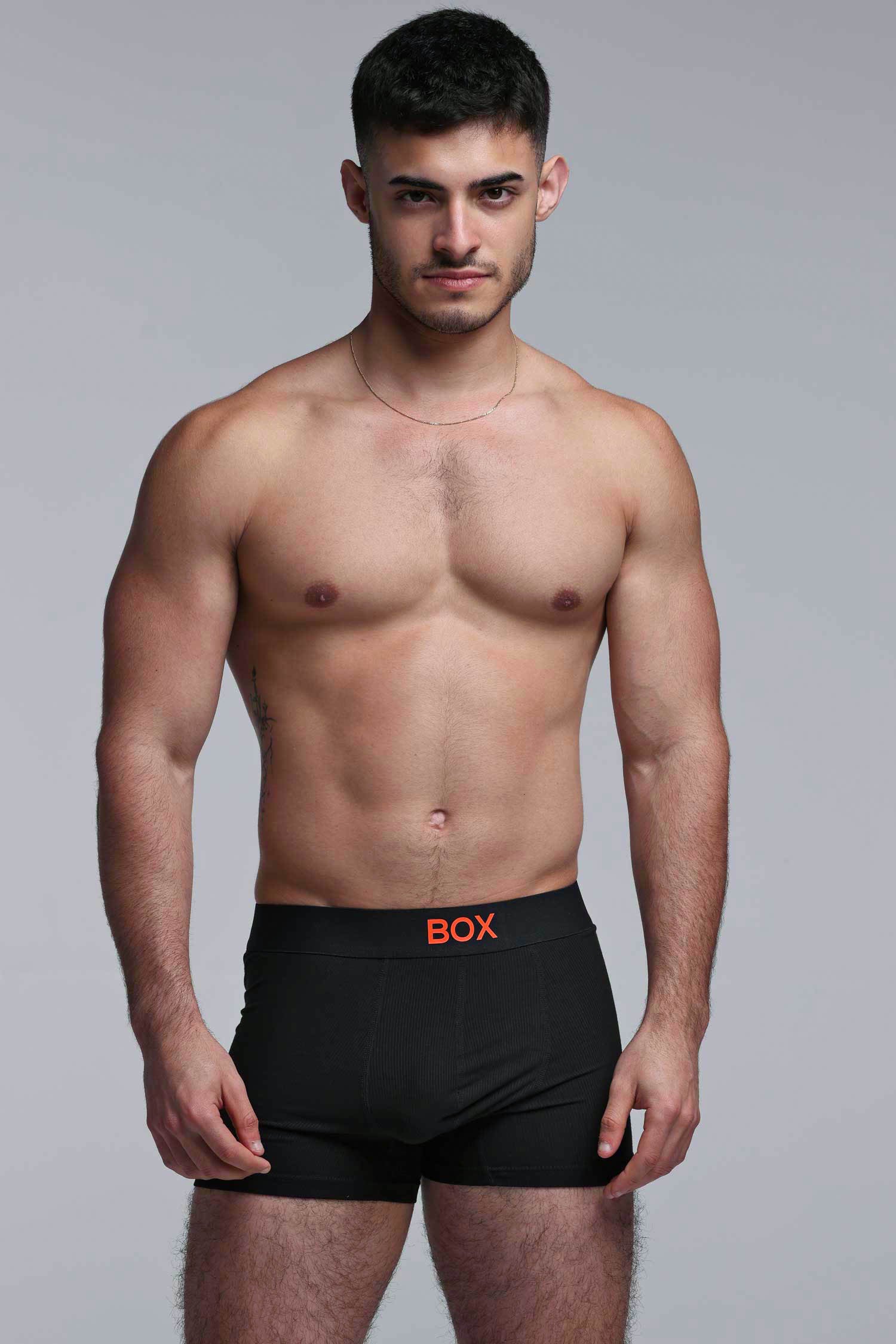 Colour Pop Boxers - Black & Orange - Image 3