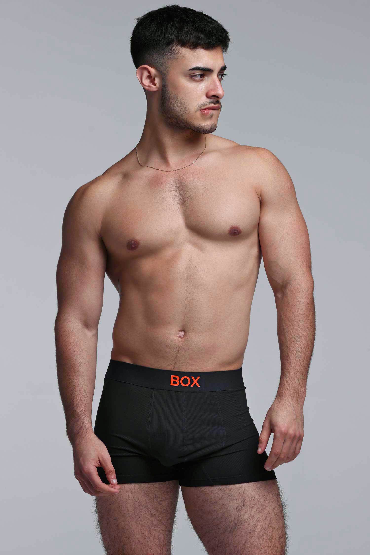 Colour Pop Boxers - Black & Orange - Image 4
