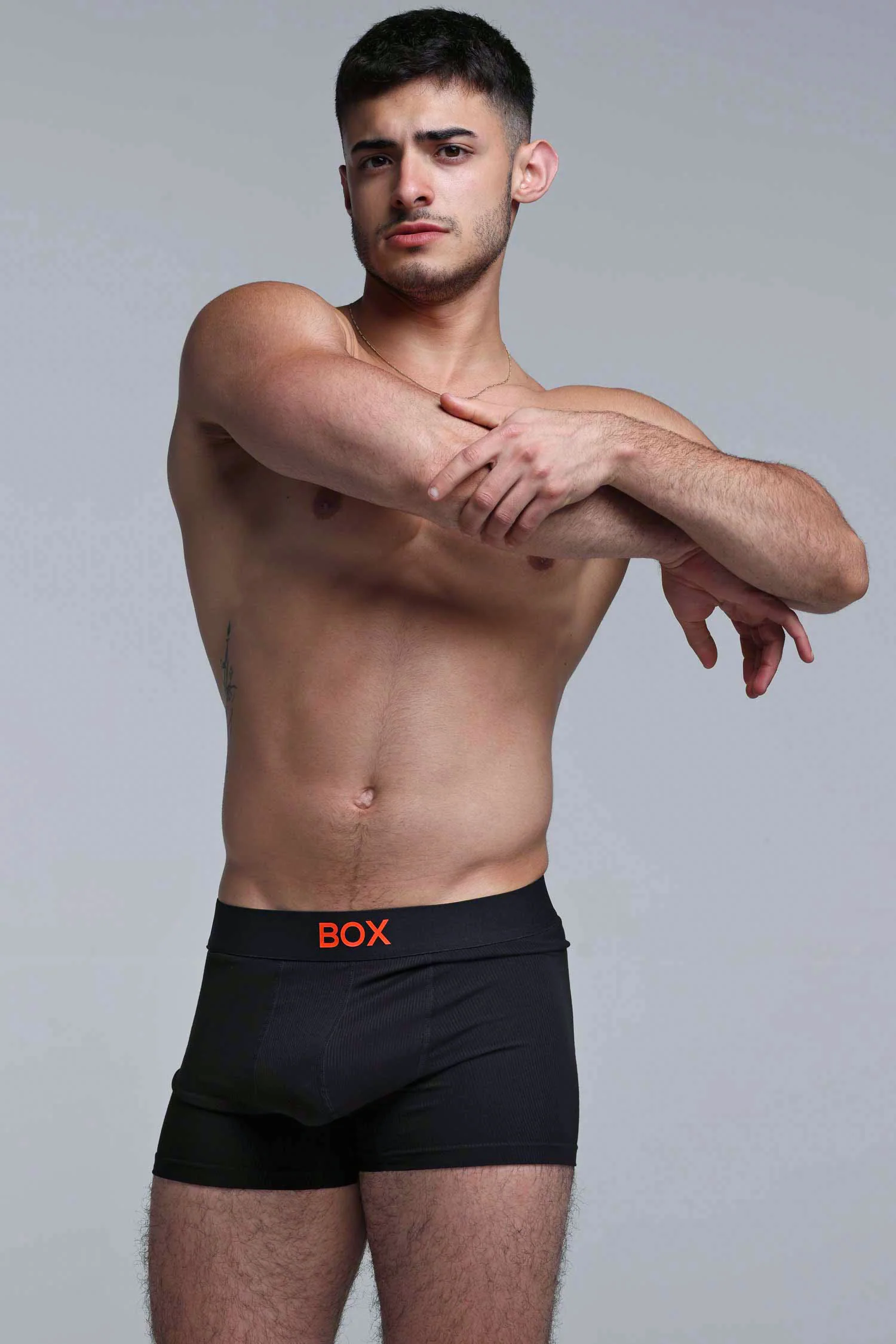 Colour Pop Boxers - Black & Orange - Image 6