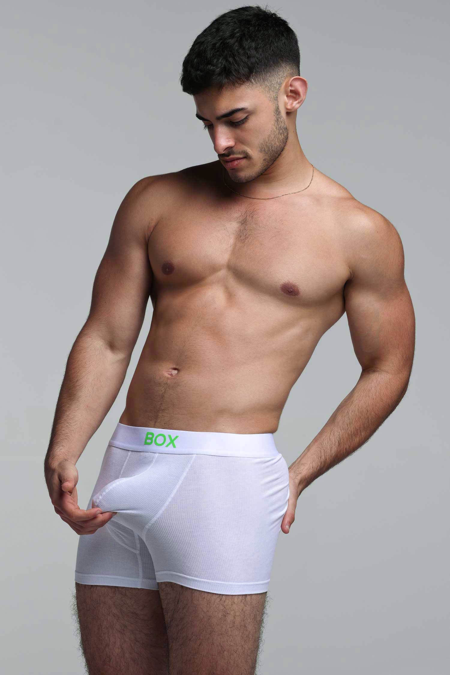 Colour Pop Boxers - White & Green - Image 6