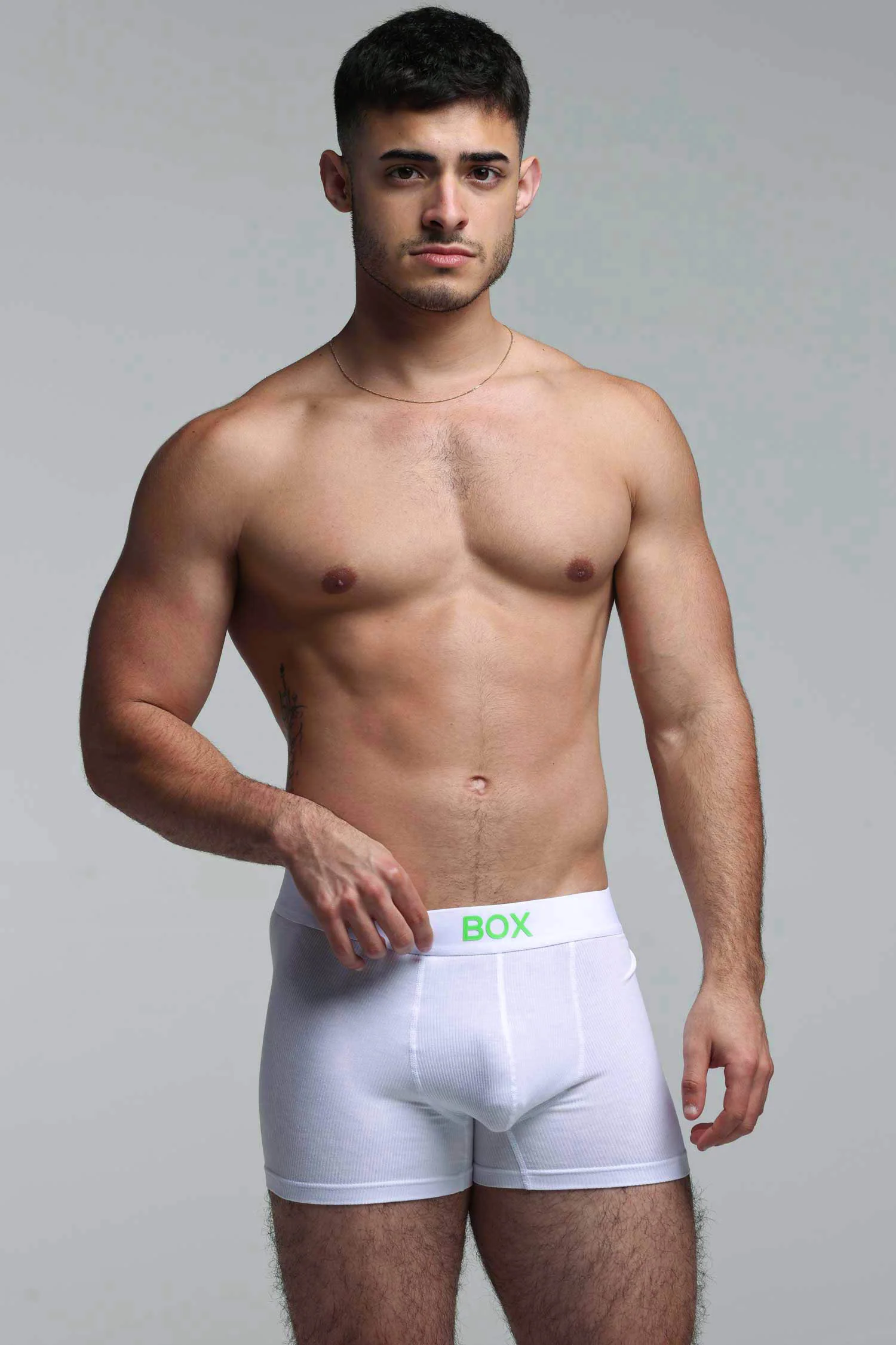 Colour Pop Boxers - White & Green - Image 8