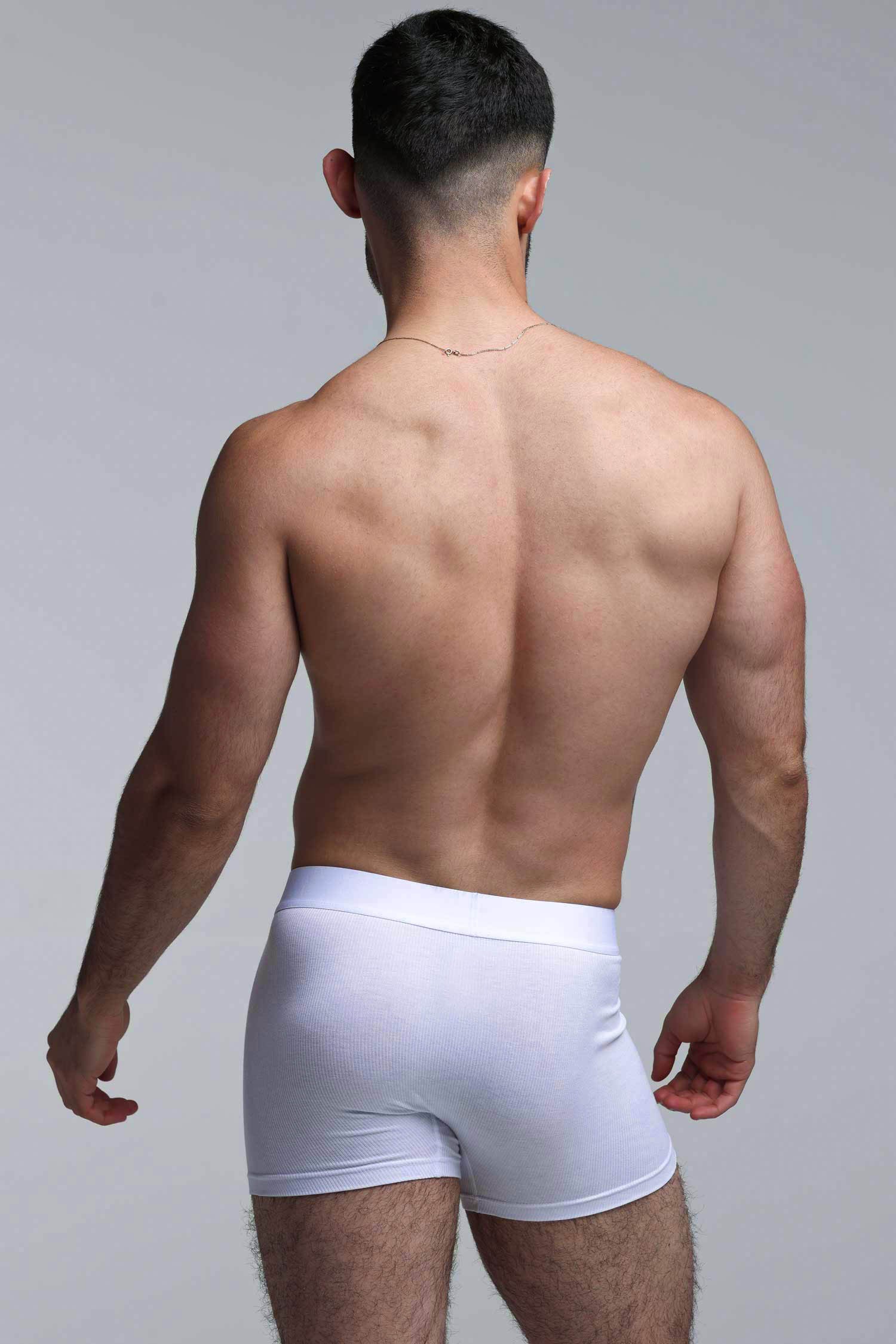 Colour Pop Boxers - White & Orange - Image 6