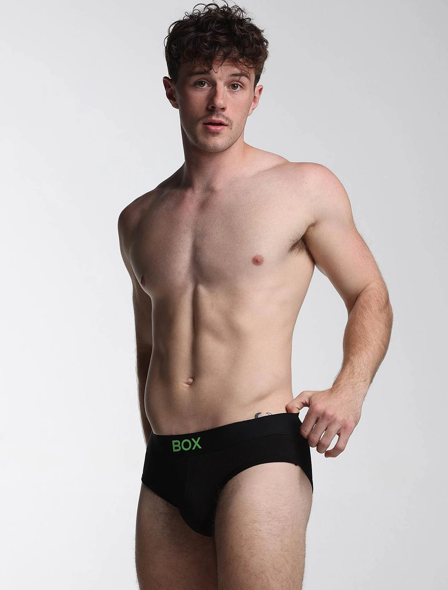 Colour Pop Briefs - Black & Green - Image 4
