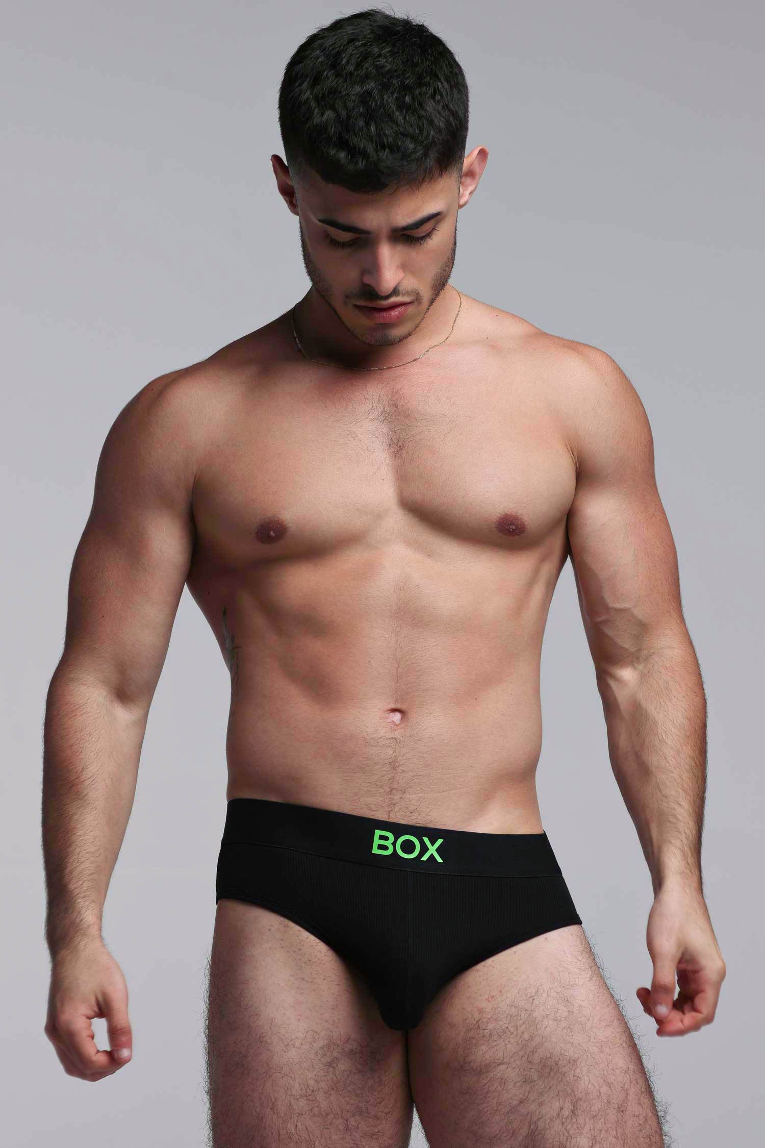 Colour Pop Briefs - Black & Green - Image 6