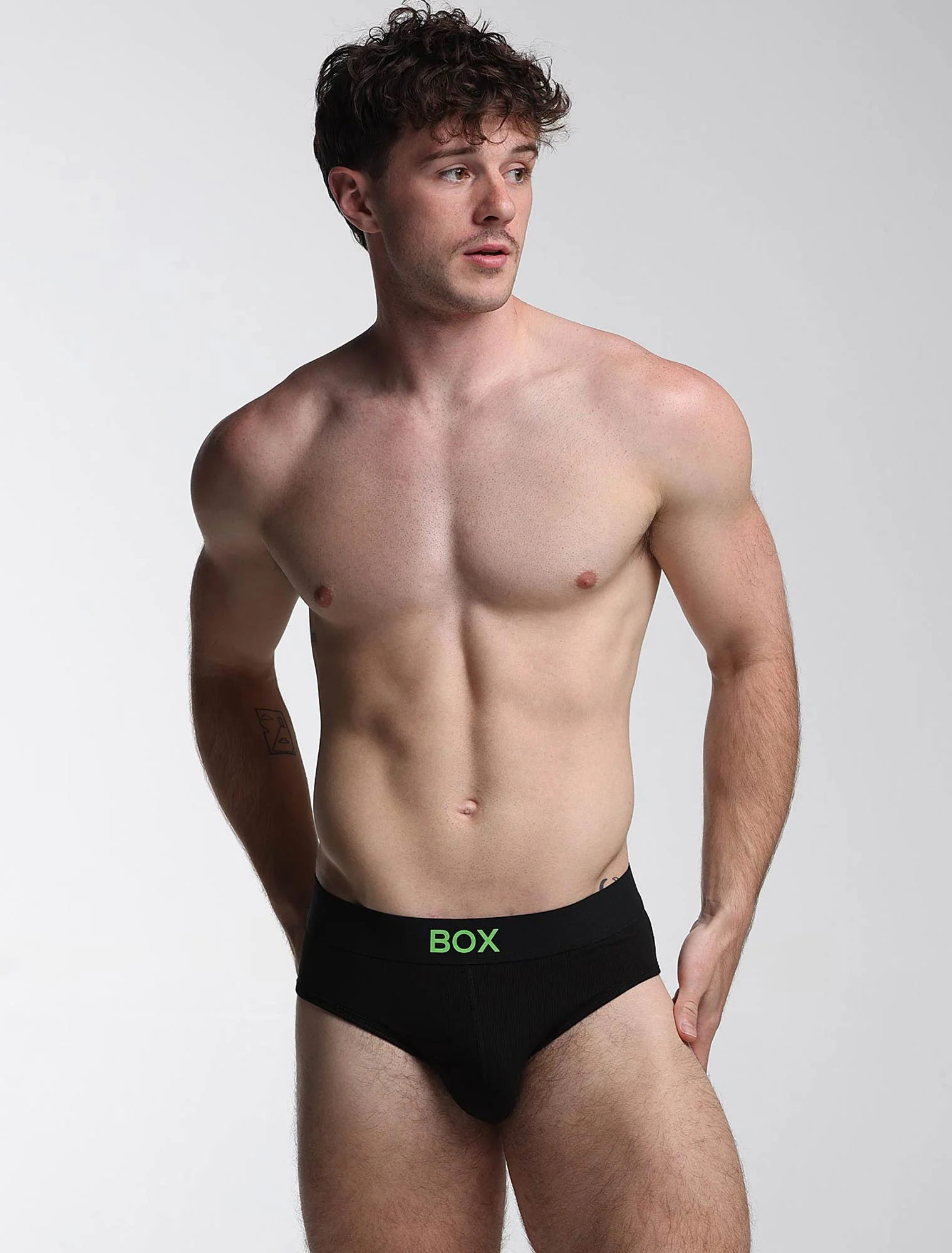 Colour Pop Briefs - Black & Green - Image 8