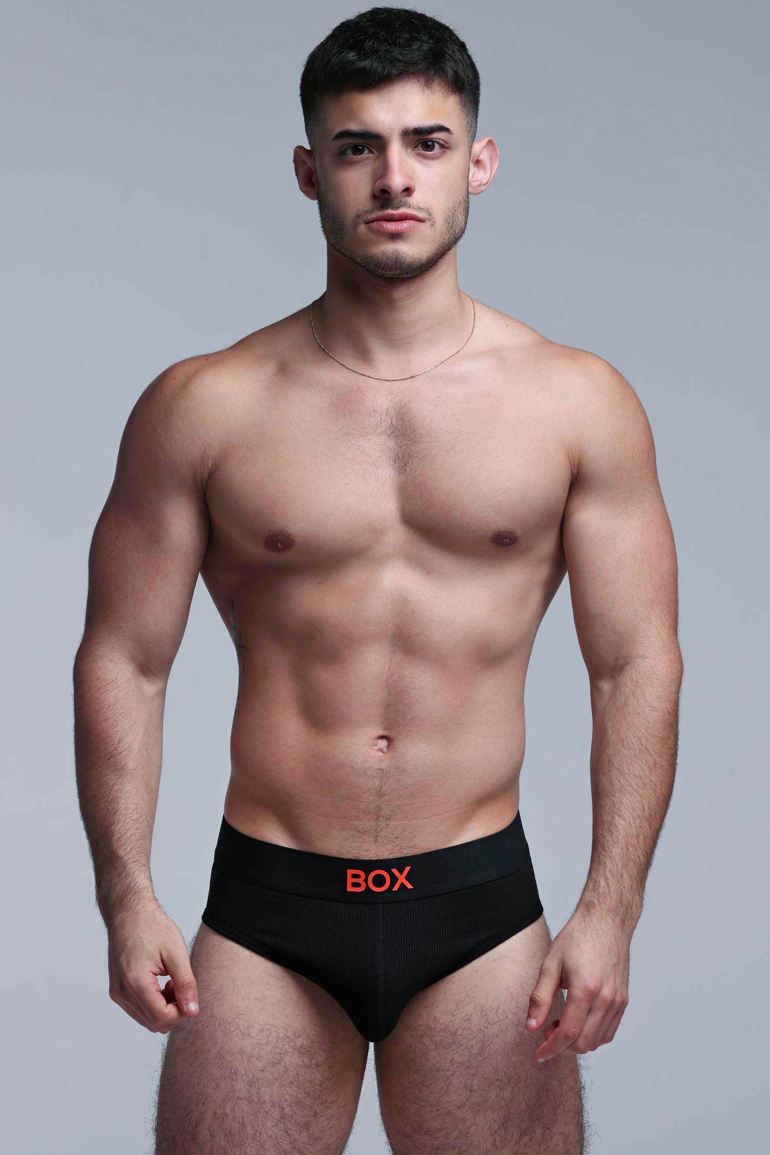 Colour Pop Briefs - Black & Orange - Image 7