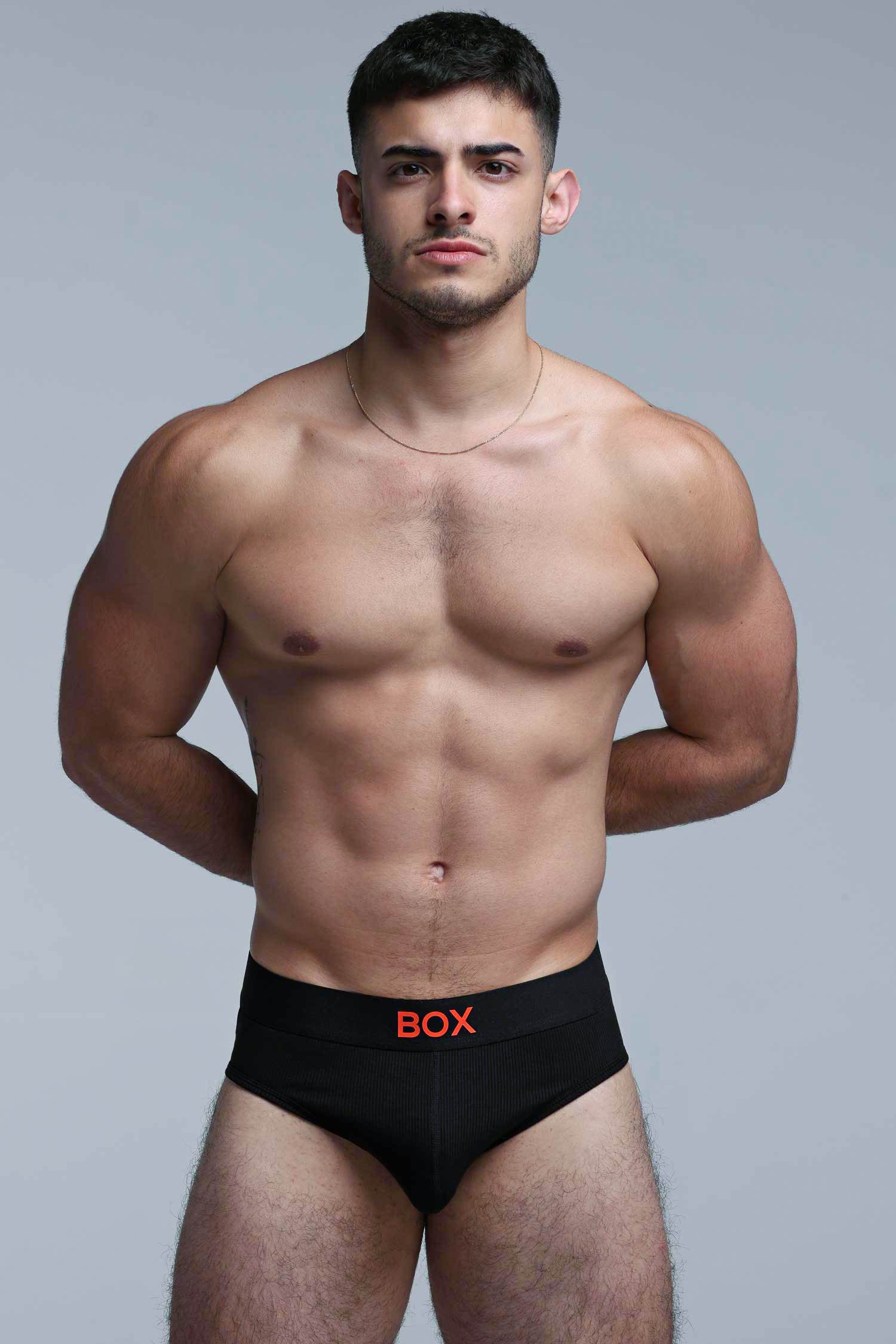 Colour Pop Briefs - Black & Orange - Image 8