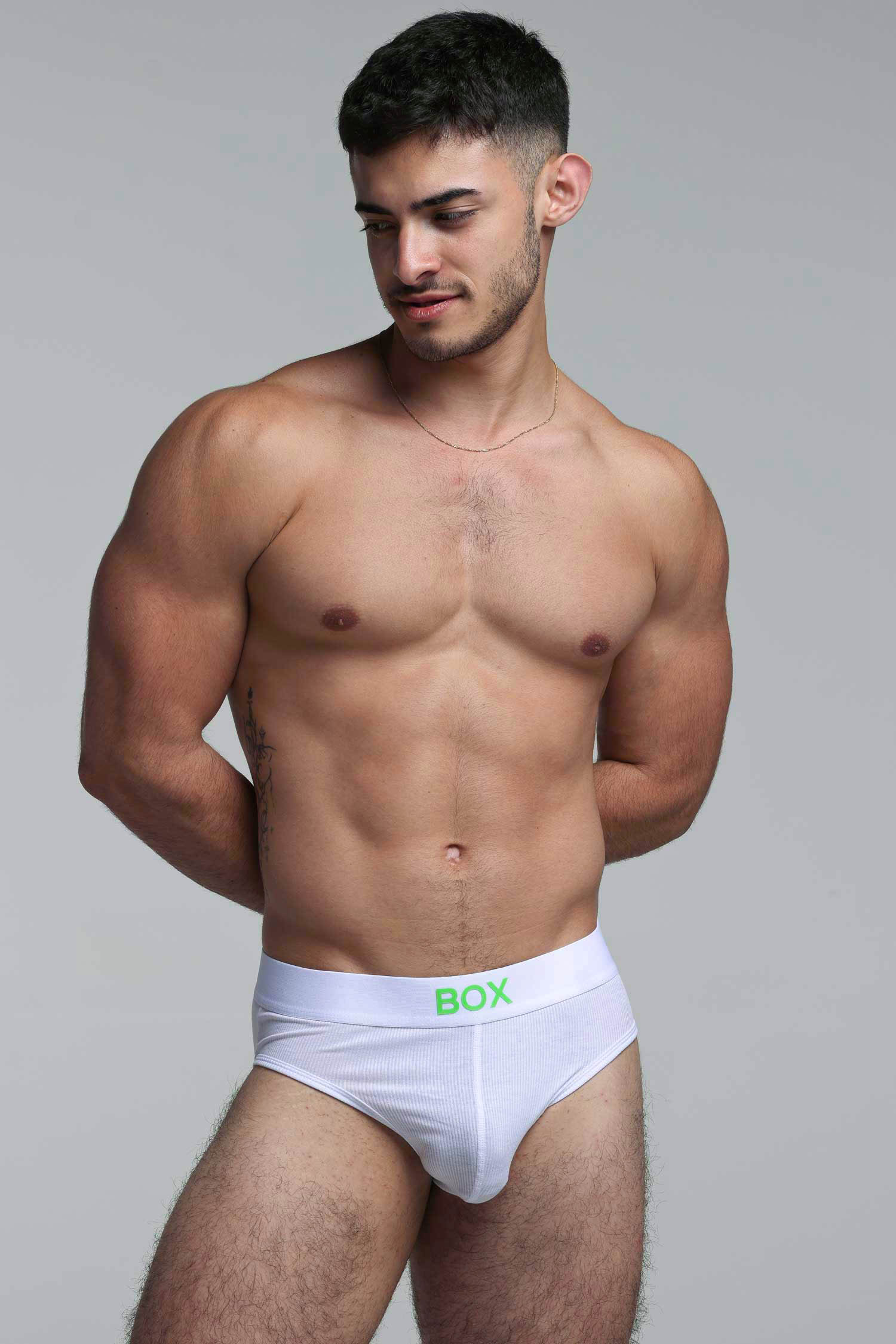 Colour Pop Briefs - White & Green - Image 7