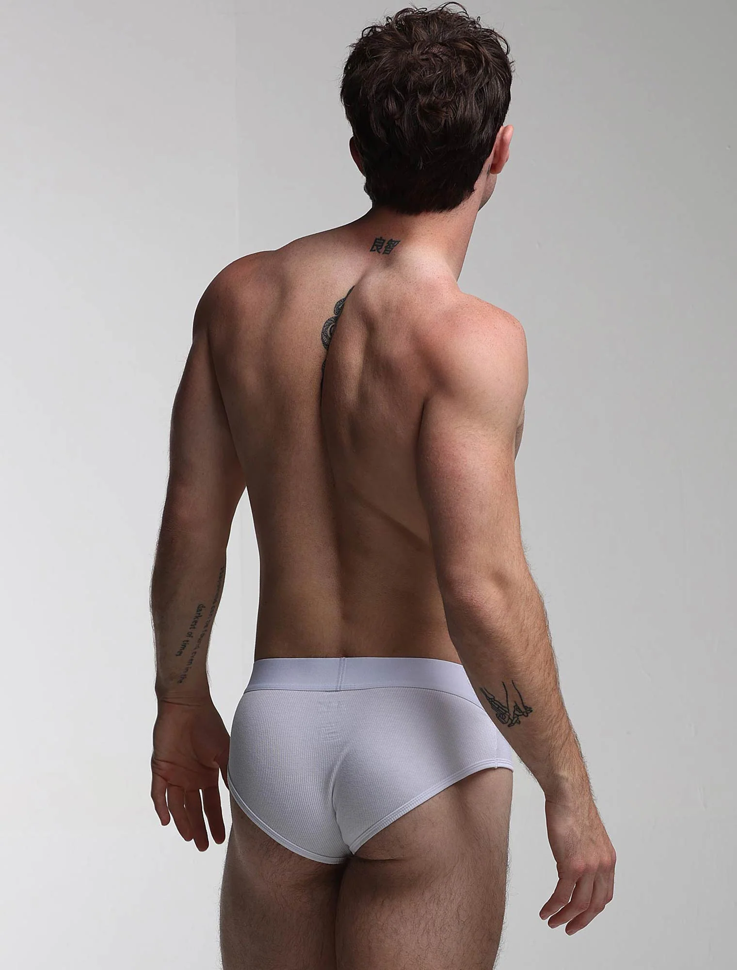 Colour Pop Briefs - White & Orange - Image 5