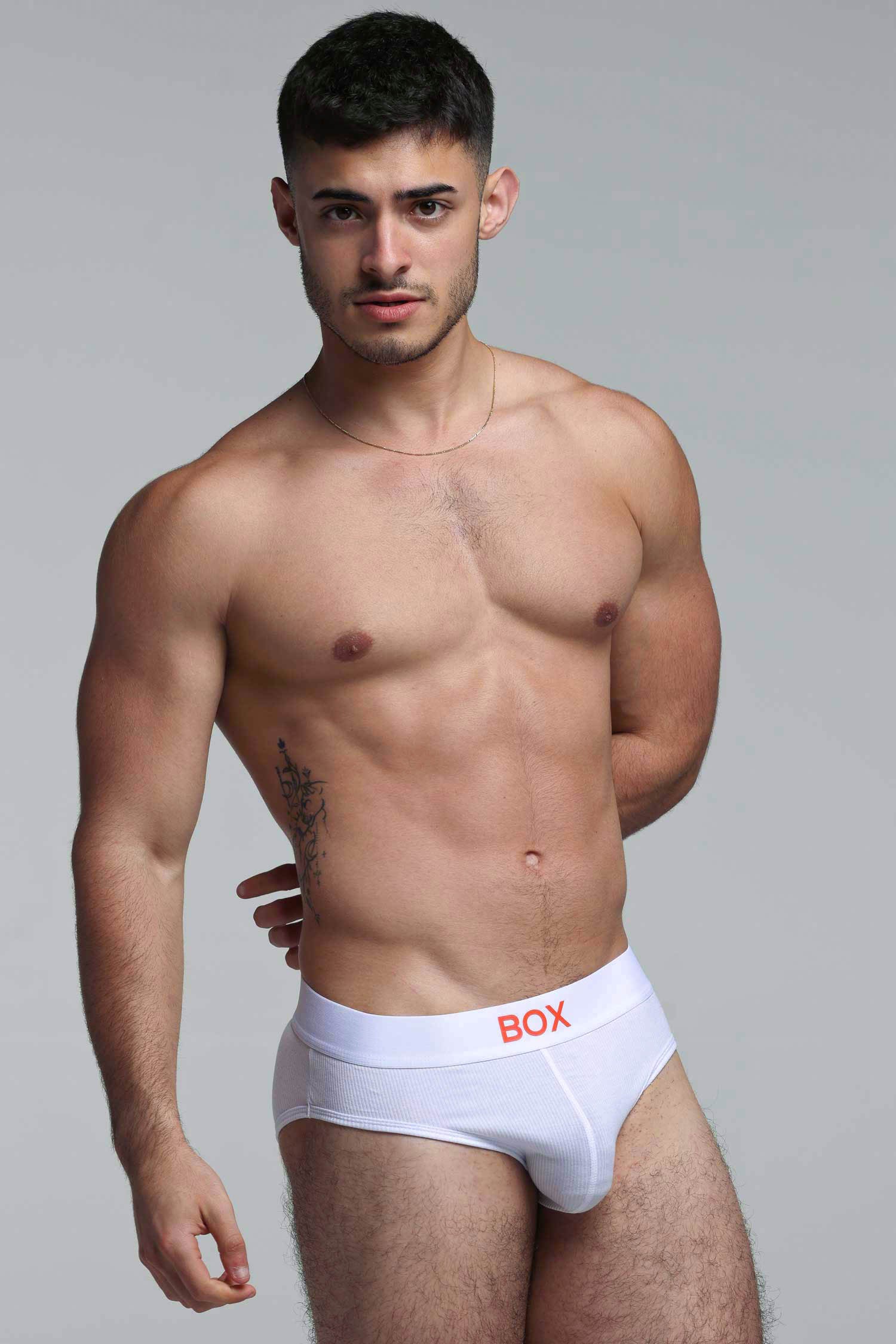 Colour Pop Briefs - White & Orange - Image 8