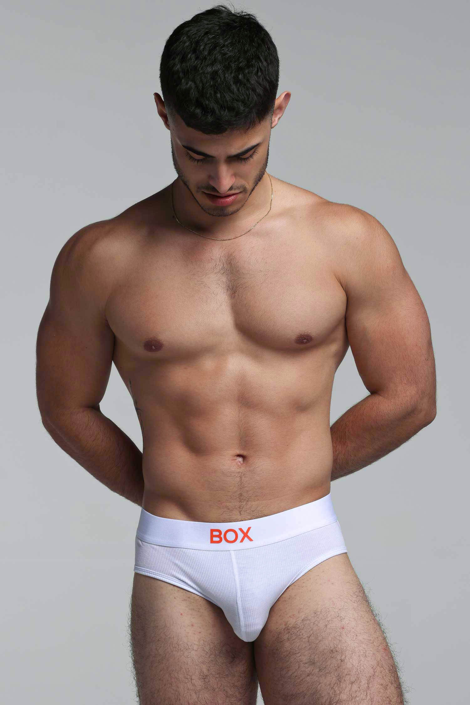 Colour Pop Briefs - White & Orange - Image 9