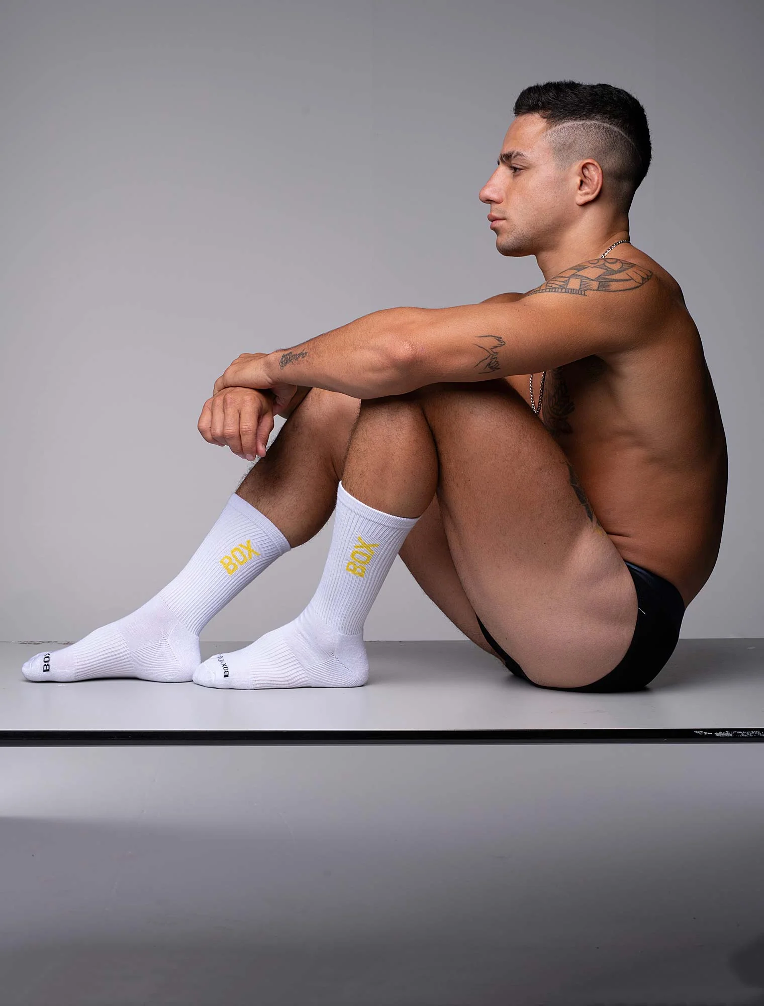 Colour Pop Sports Socks - Yellow - Image 2