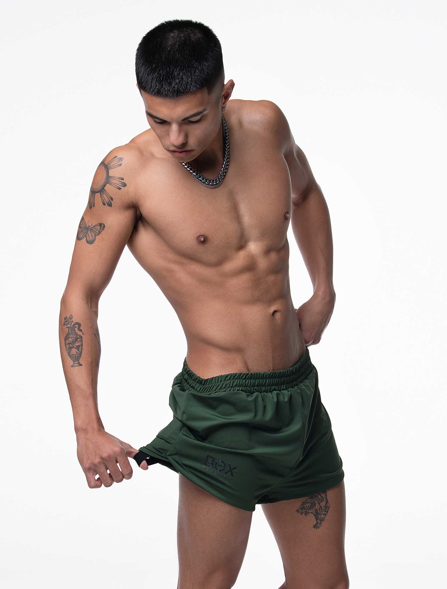 Compound Jock Shorts - Military Green - Image 5
