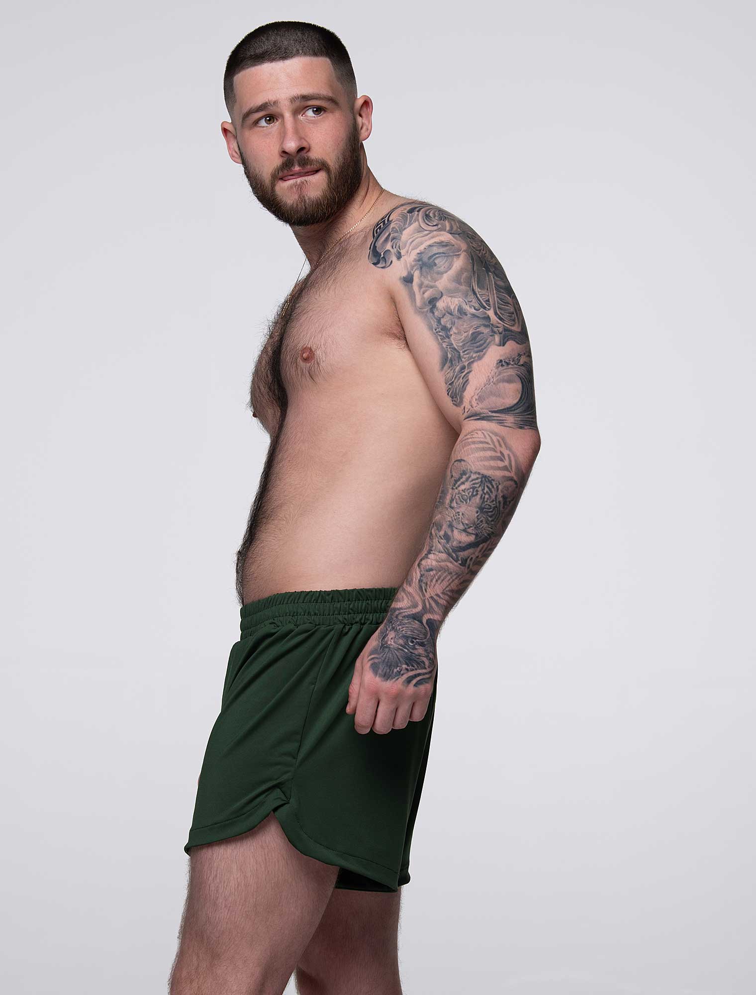 Compound Jock Shorts - Military Green - Image 9