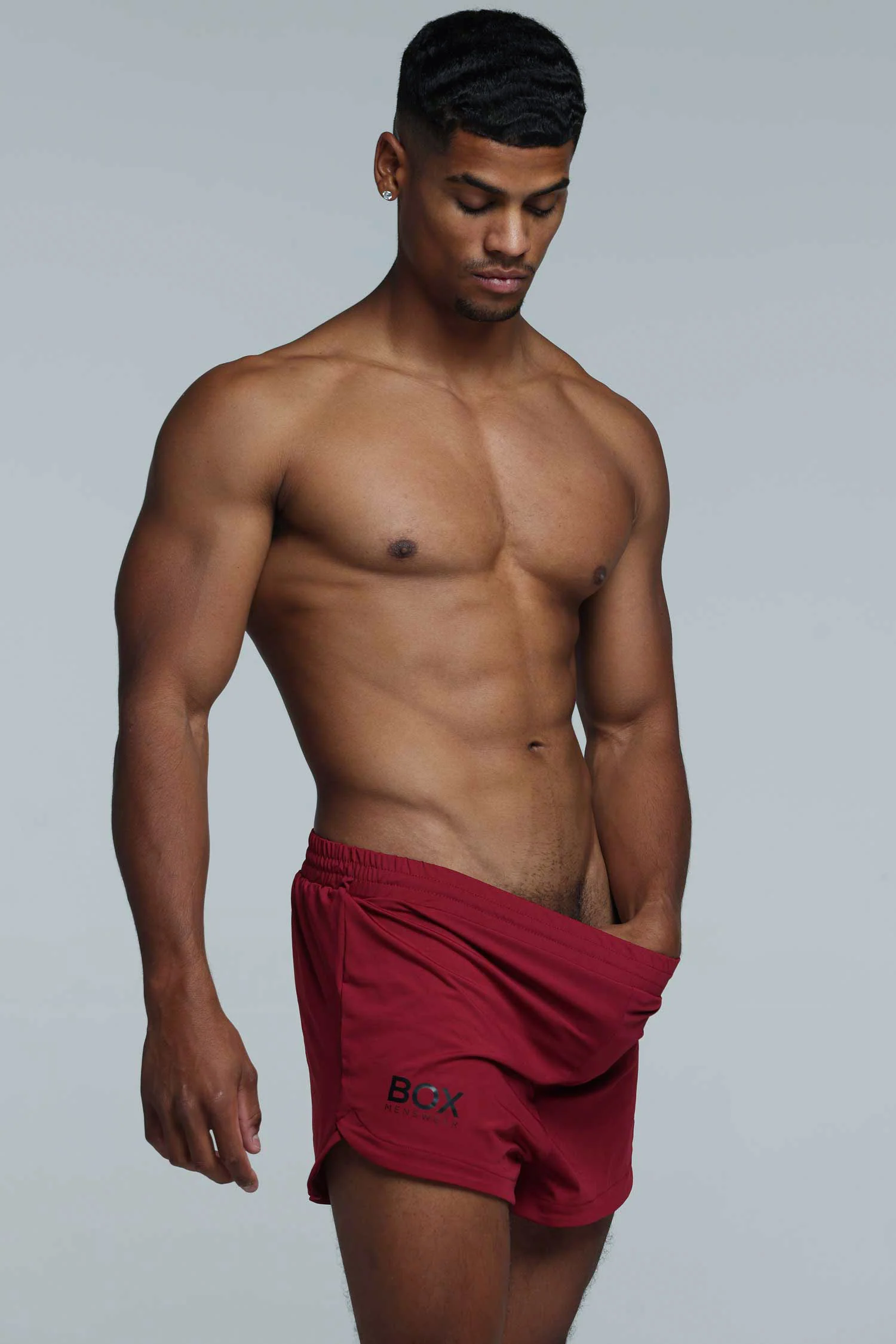 Compound Jock Shorts - Maroon - Image 2