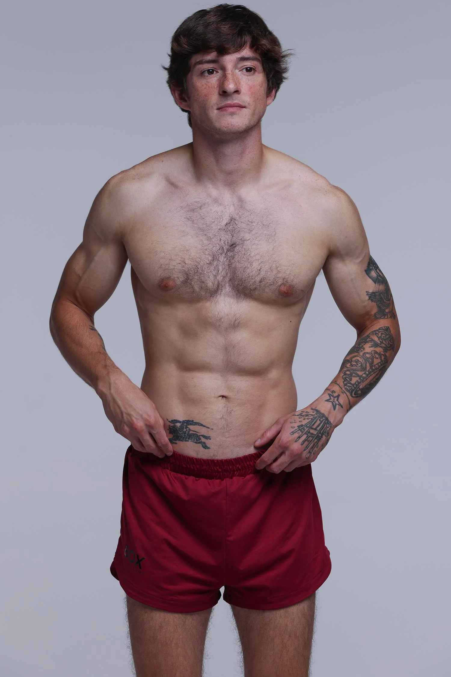 Compound Jock Shorts - Maroon - Image 5